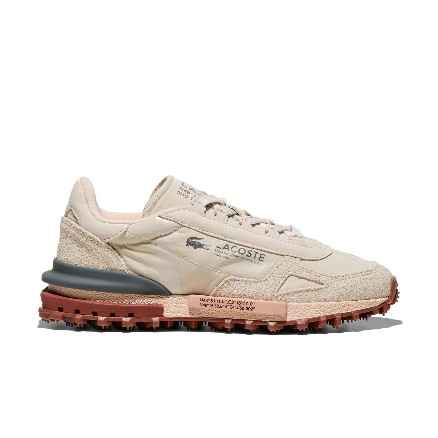 Lacoste Elite Active Off White/Light Pink