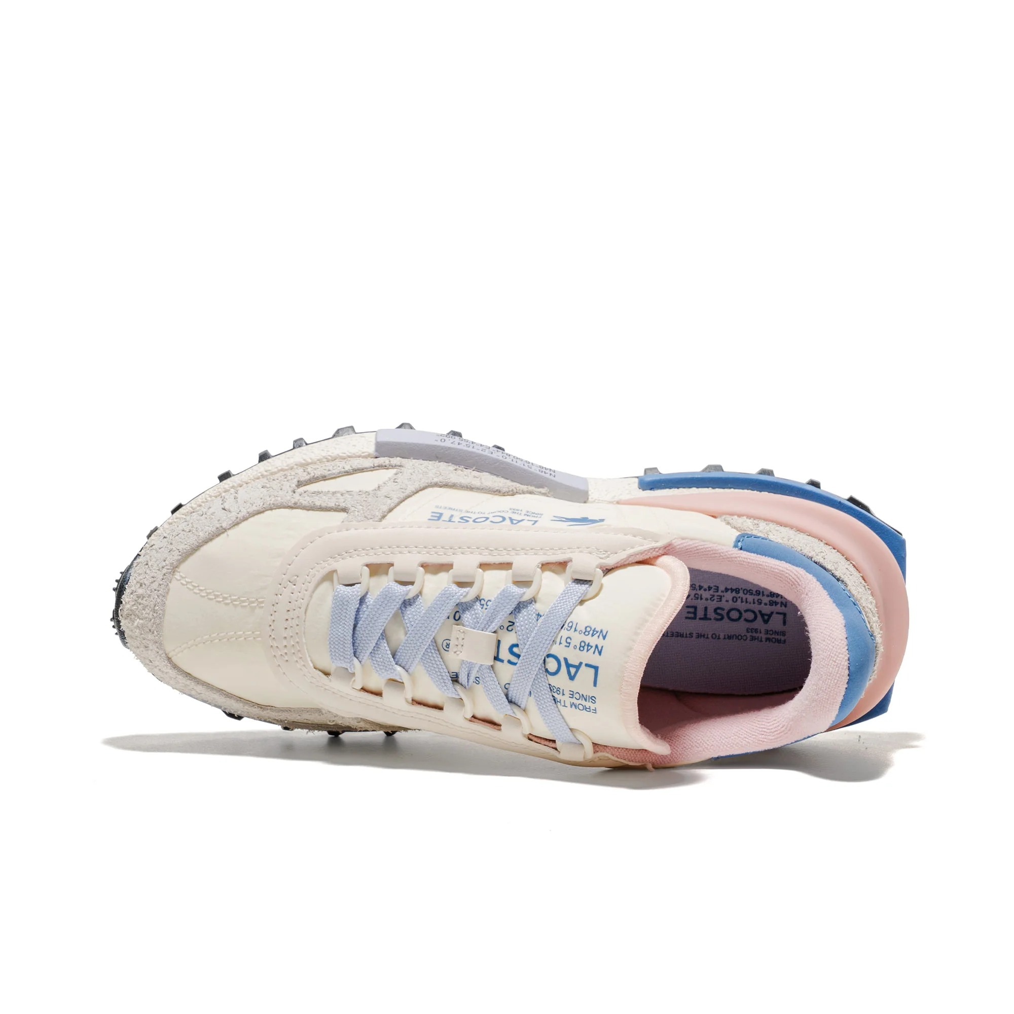 Lacoste Elite Active Off White/Light Pink/Blue - Image 5
