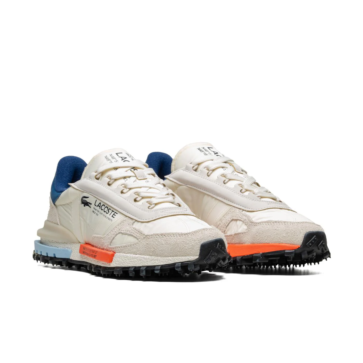 Lacoste Elite Active Off White/Navy - Image 3