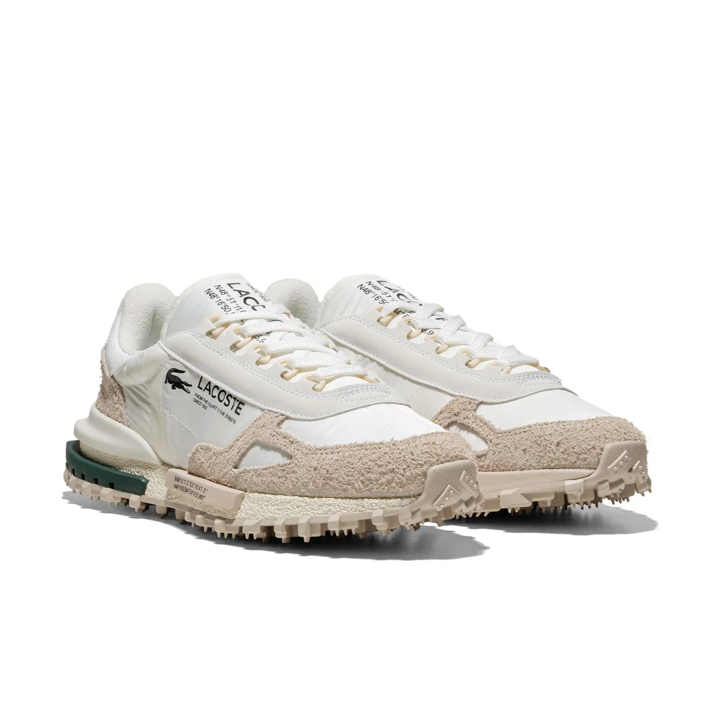 Lacoste Elite Active White/Dark Green - Image 2