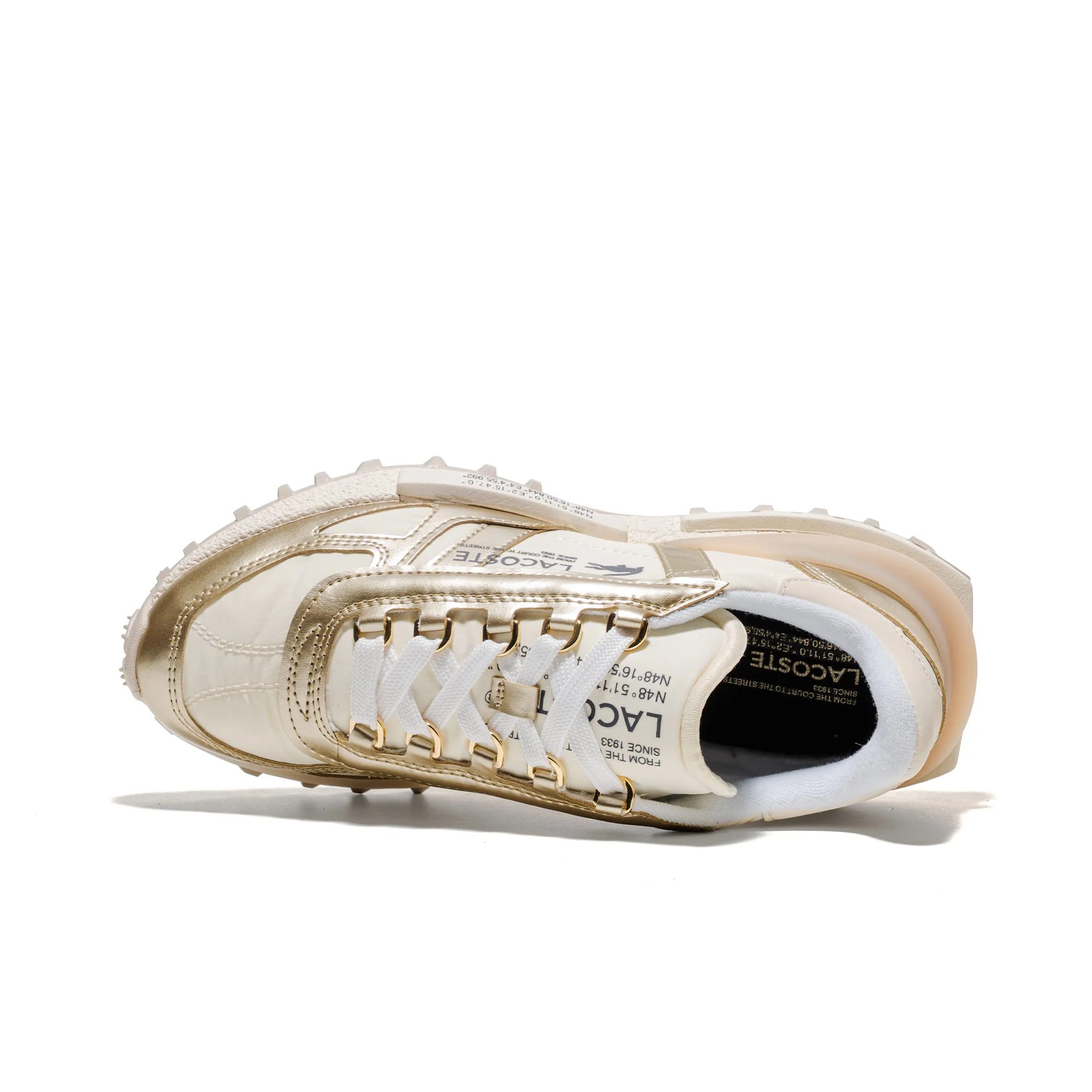 Lacoste Elite Active White/Gold - Image 5