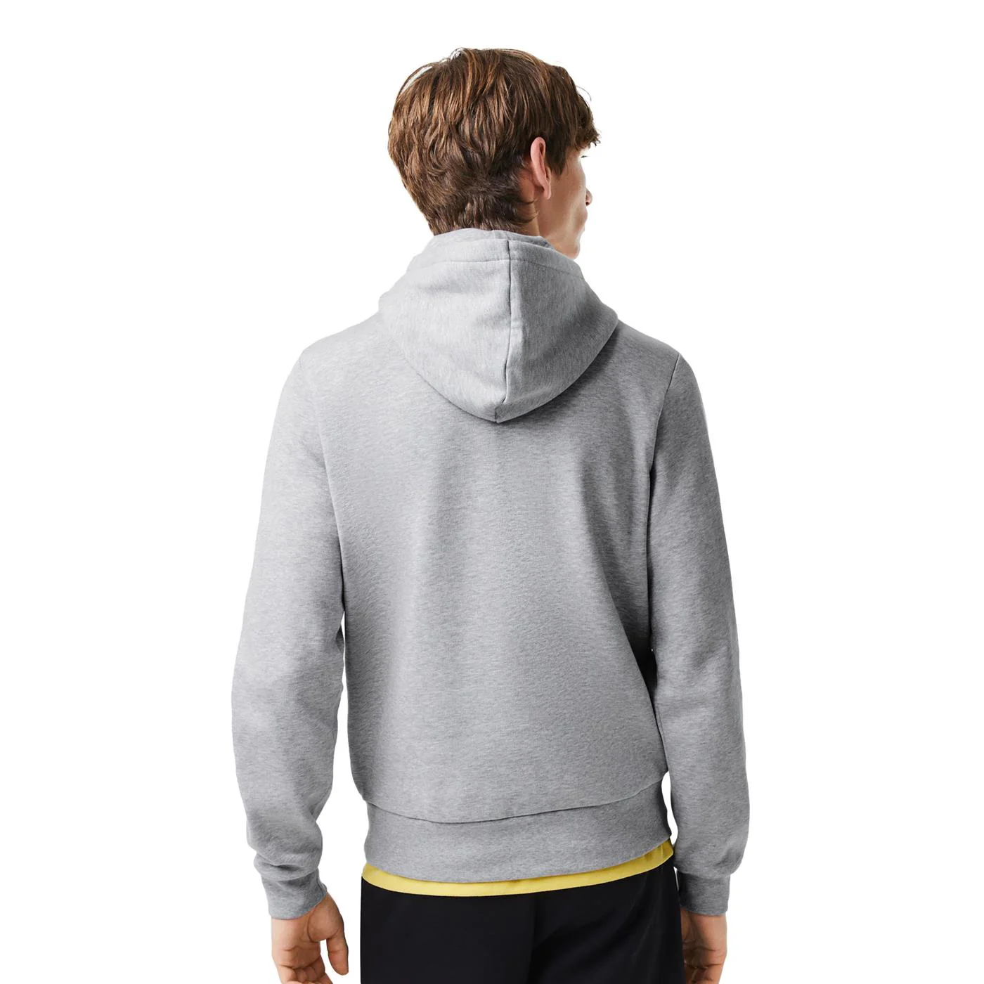 Lacoste Hooded Sweatshirt Silver Chine - Image 2
