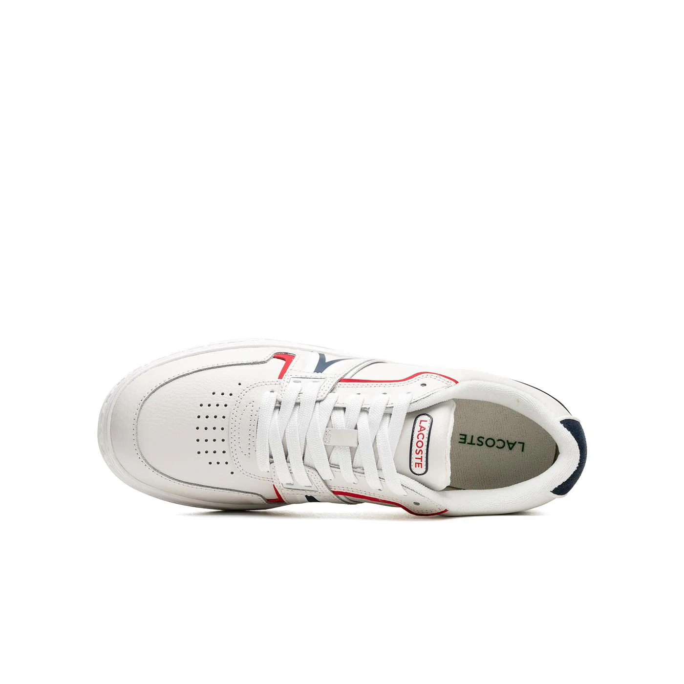 Lacoste L001 White/Navy/Red - Image 5