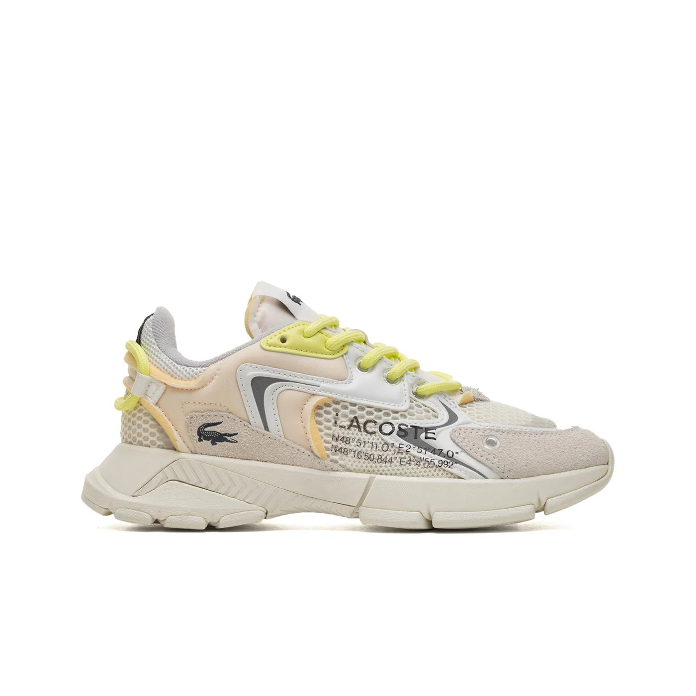 Lacoste L003 Off White/Light Green