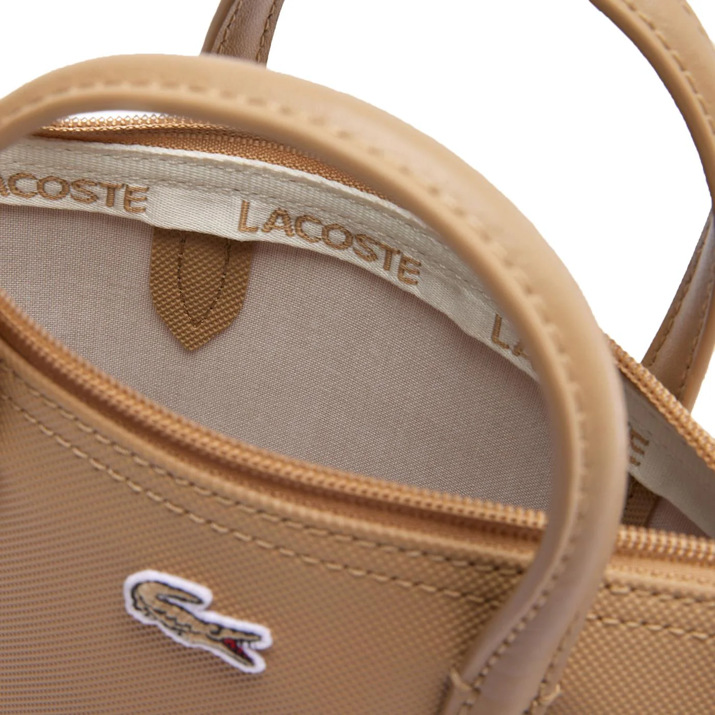 Lacoste L.12.12 Concept Petit Piqué Coated Canvas Mini Zip - Image 4