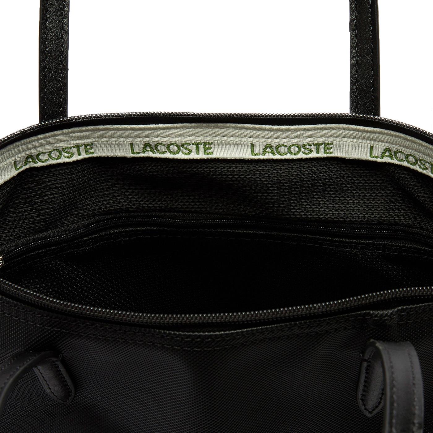 Lacoste L.12.12 Concept Small Zipped Tote Black - Image 4