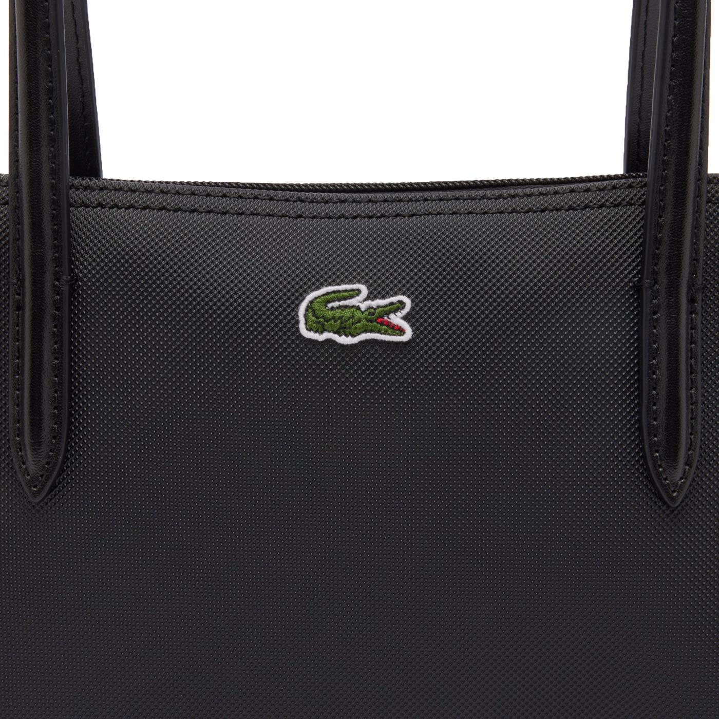 Lacoste L.12.12 Concept Small Zipped Tote Black - Image 5