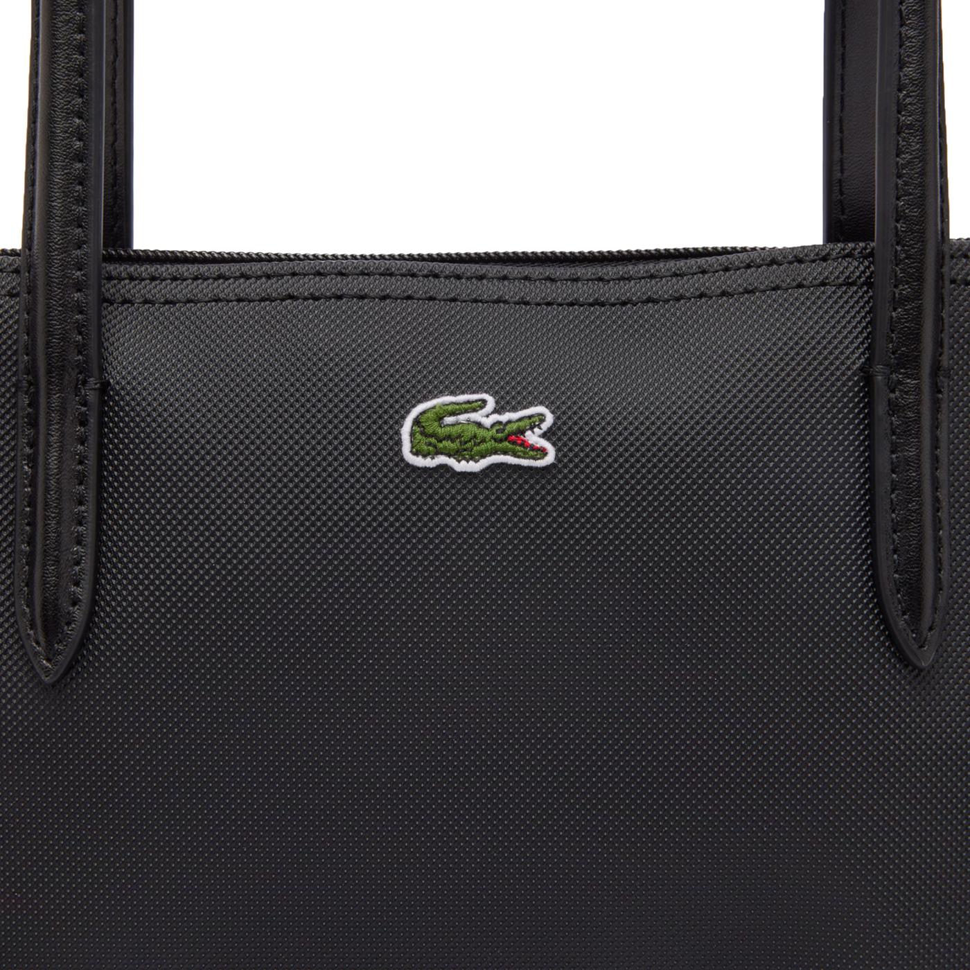 Lacoste L.12.12 Concept Vertical Zip Tote Bag Black - Image 5