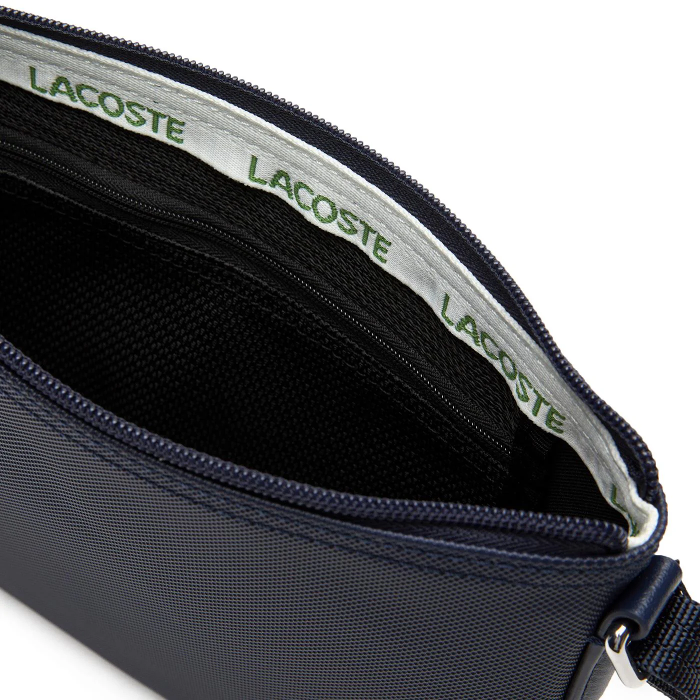 Lacoste L.12.12 Flat Purse W/ Strap Eclipse - Image 5