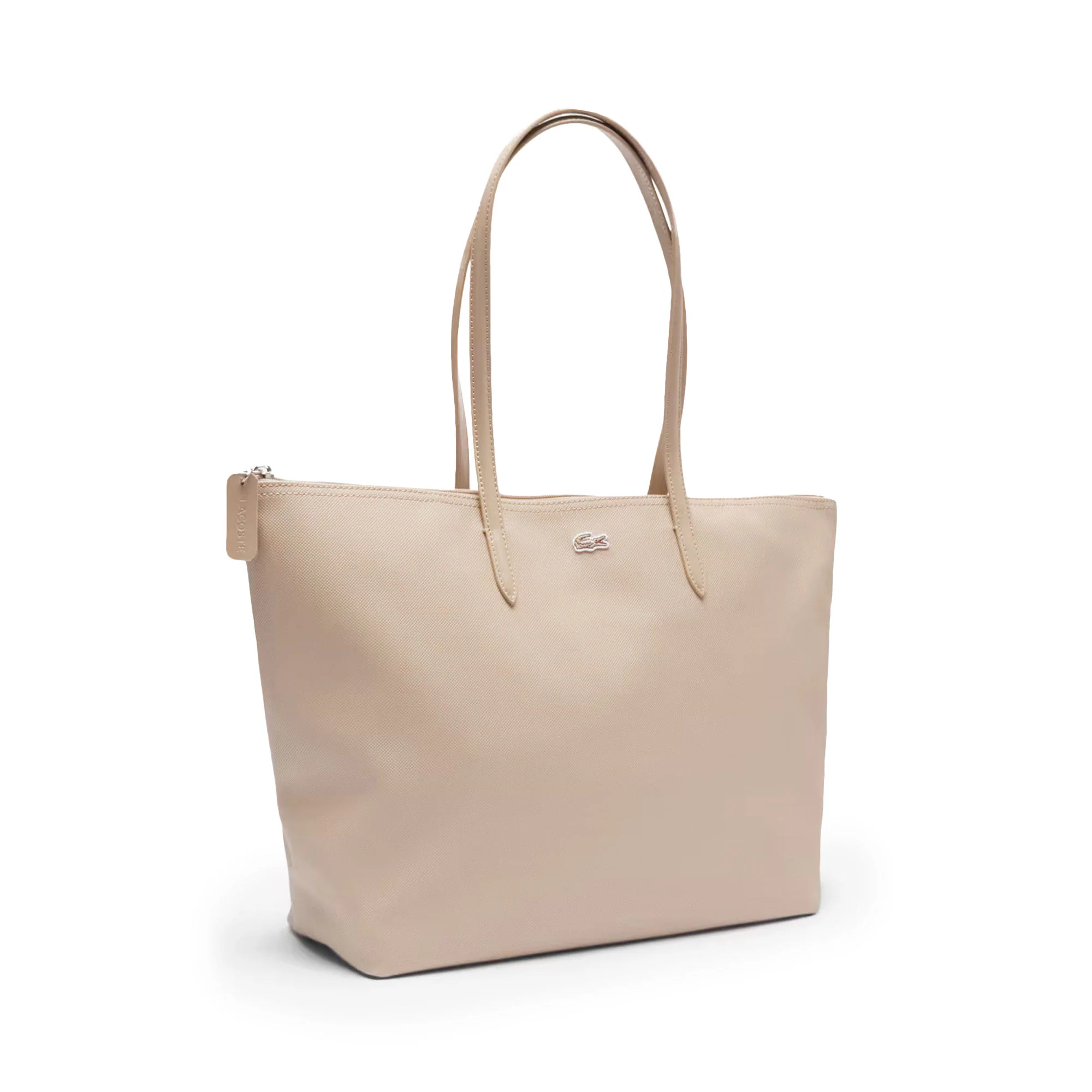 Lacoste Large L.12.12 Concept Tote Simply Taupe - Image 3