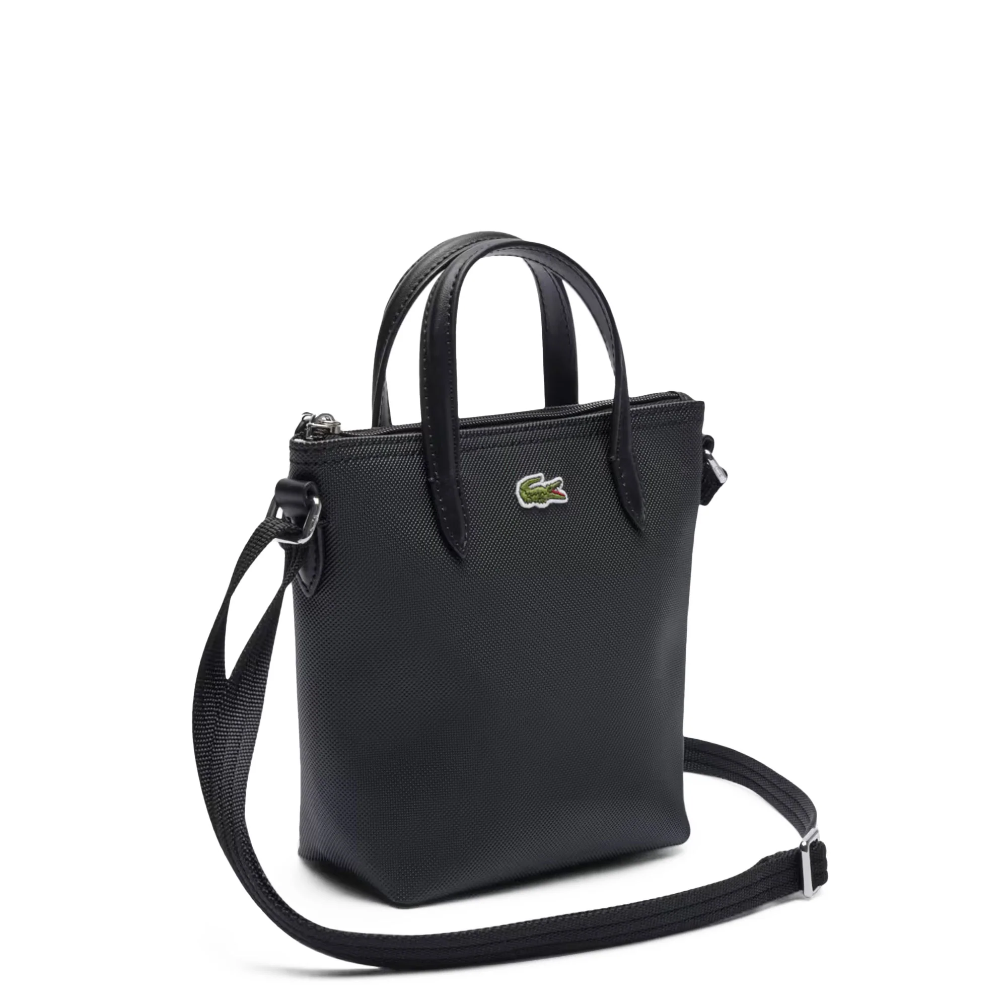 Lacoste Mini Zip L.12.12 Concept Petit Piqué Coated Canvas - Image 3