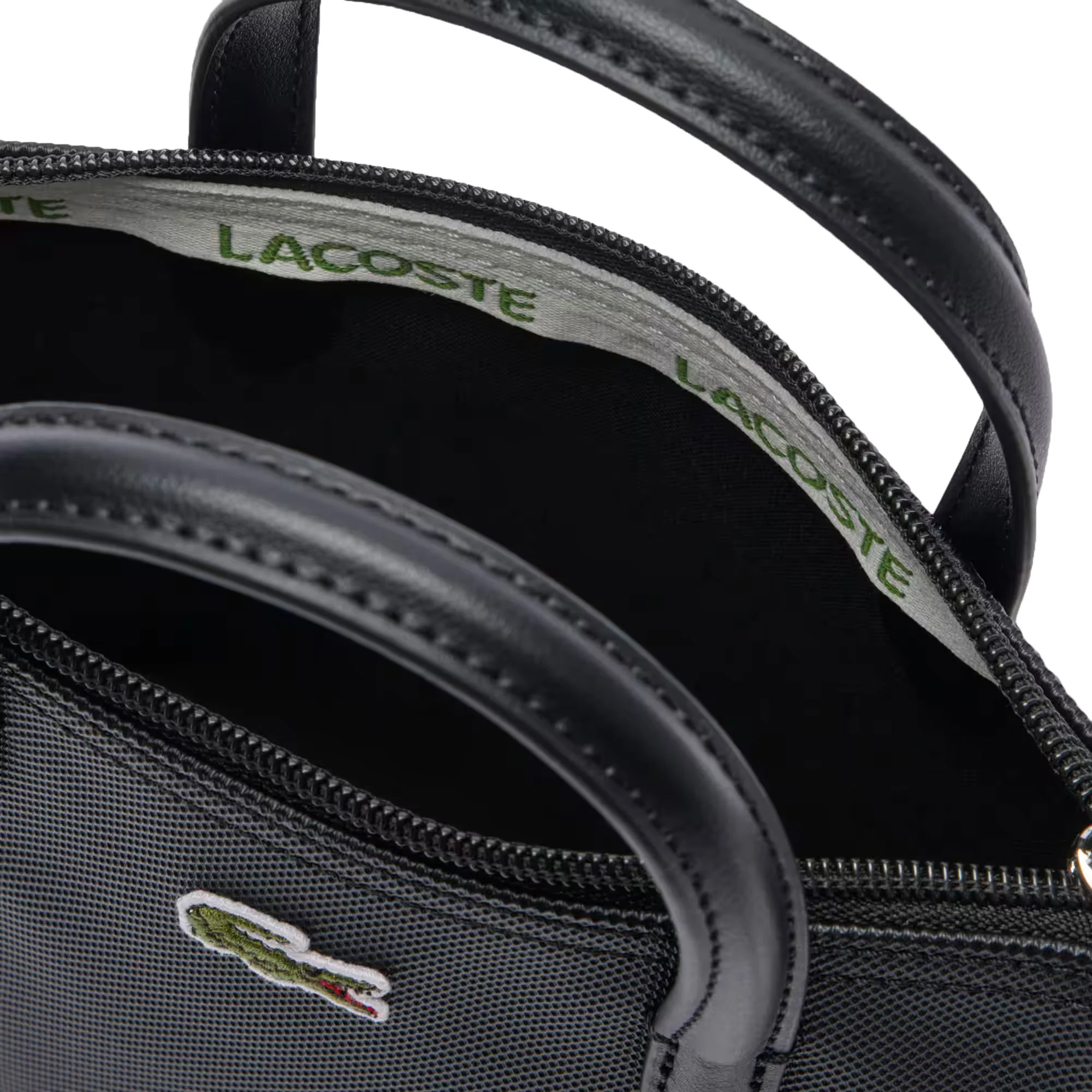 Lacoste Mini Zip L.12.12 Concept Petit Piqué Coated Canvas - Image 4