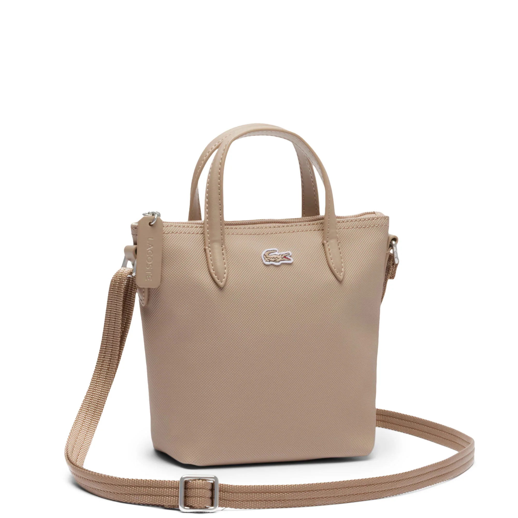Lacoste Mini Zip L.12.12 Concept Petit Piqué Coated Canvas - Image 3