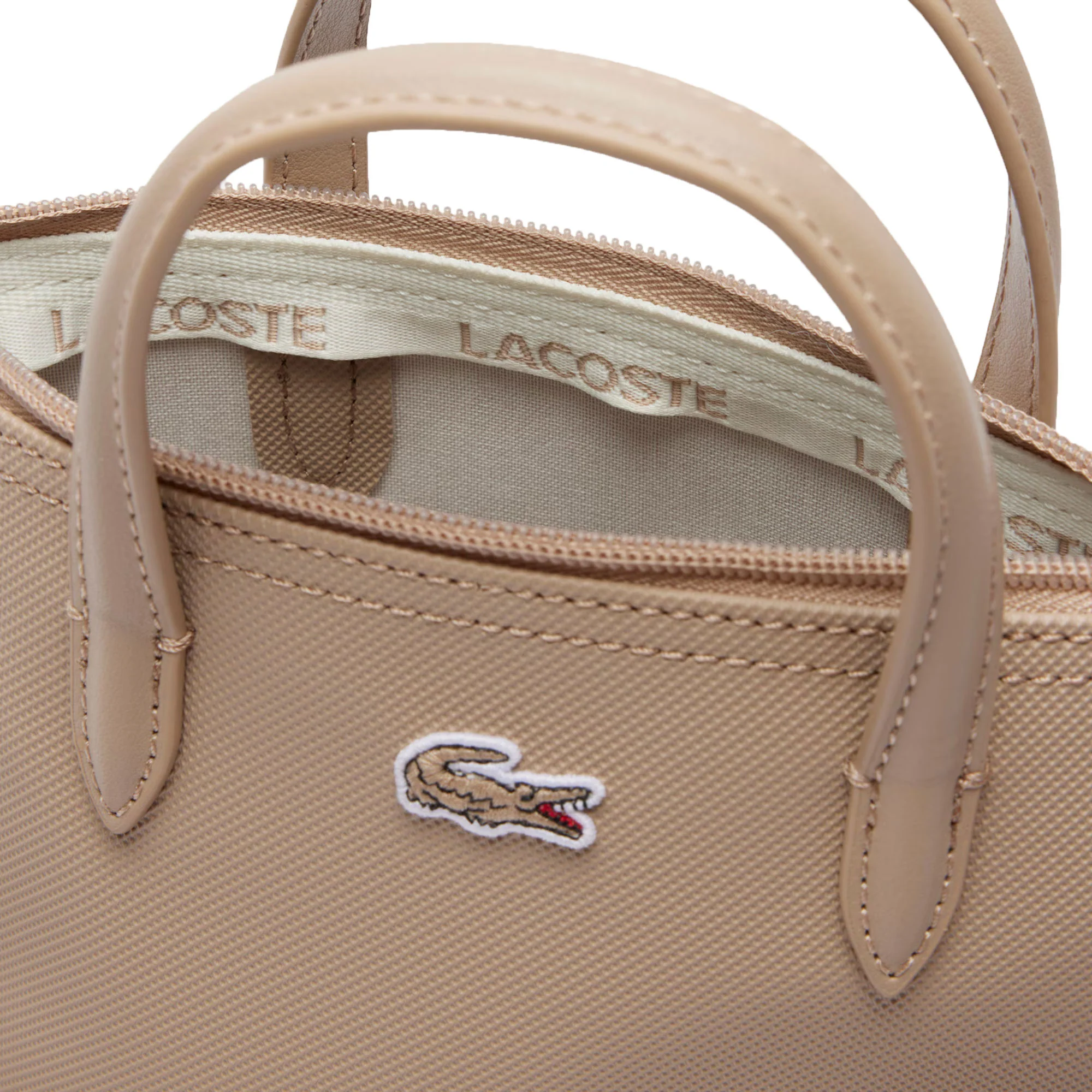 Lacoste Mini Zip L.12.12 Concept Petit Piqué Coated Canvas - Image 4