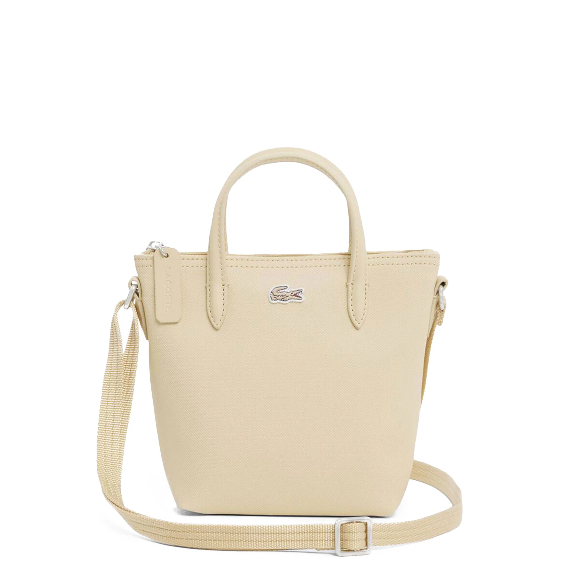 Lacoste Mini Zip L.12.12 Concept Petit Piqué Coated Canvas