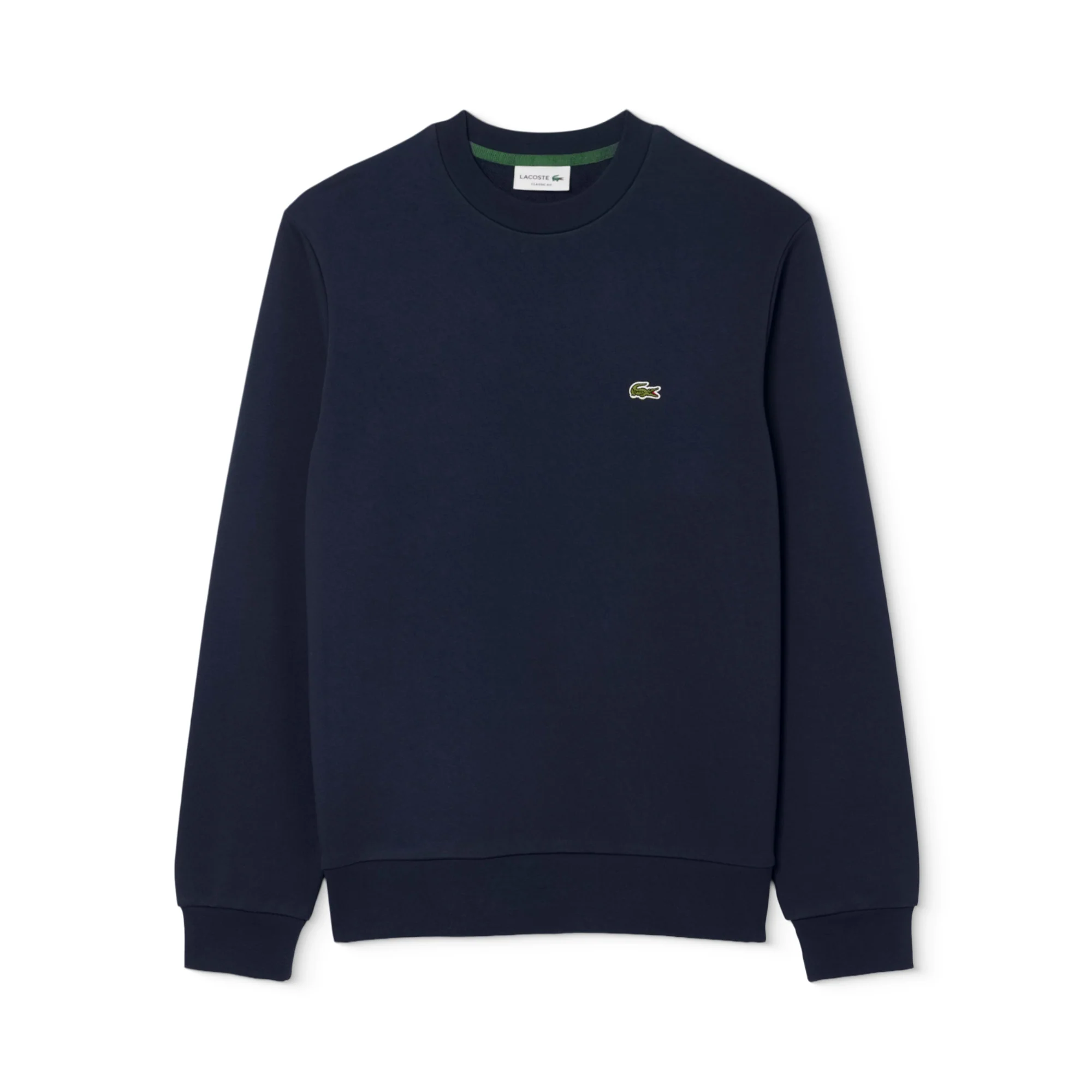 Lacoste Organic Cotton Sweatshirt Navy Blue - Image 4