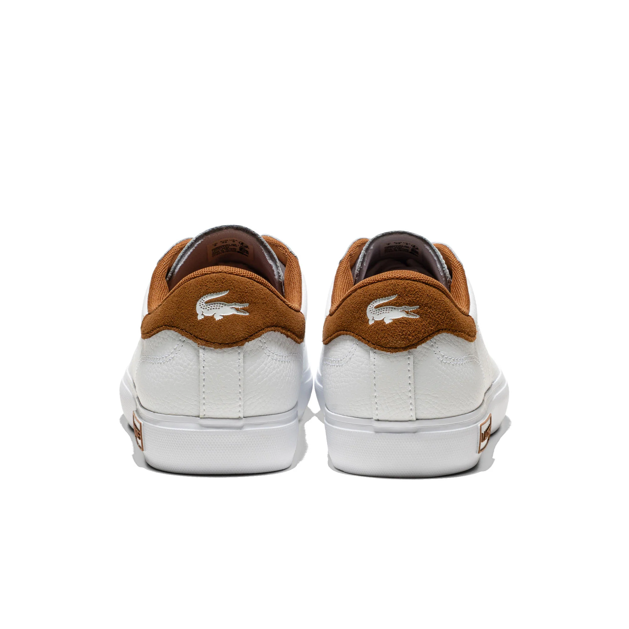 Lacoste Powercourt White/Brown - Image 4