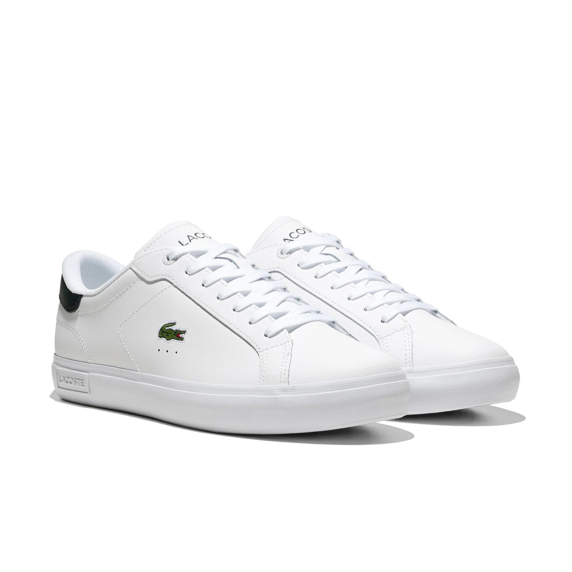 Lacoste Powercourt White/Dark Green - Image 2