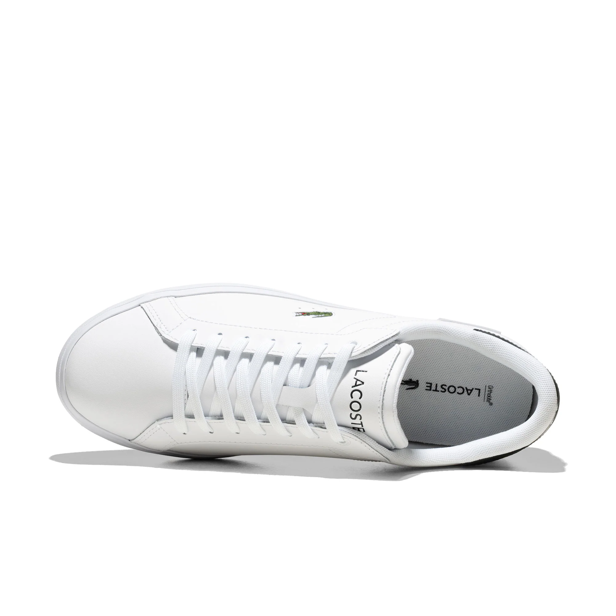 Lacoste Powercourt White/Dark Green - Image 5