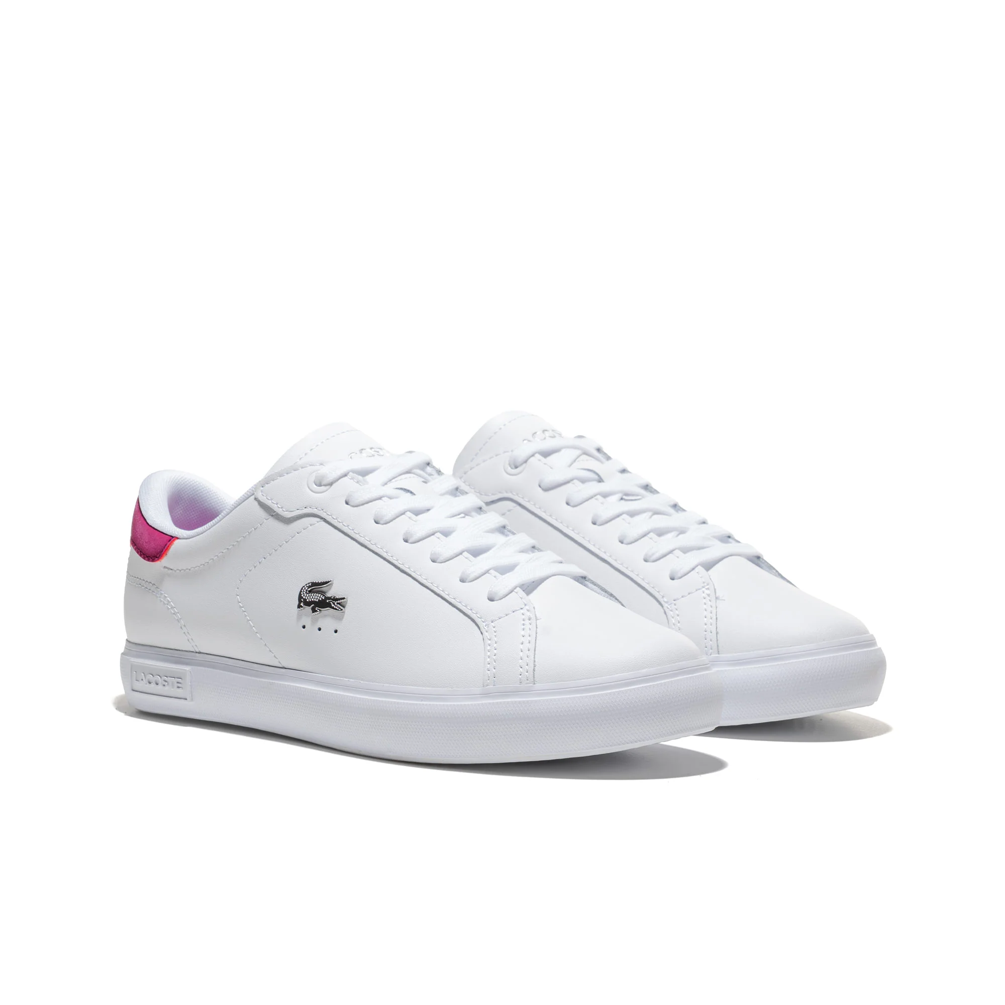 Lacoste Powercourt White/Dark Purple - Image 3