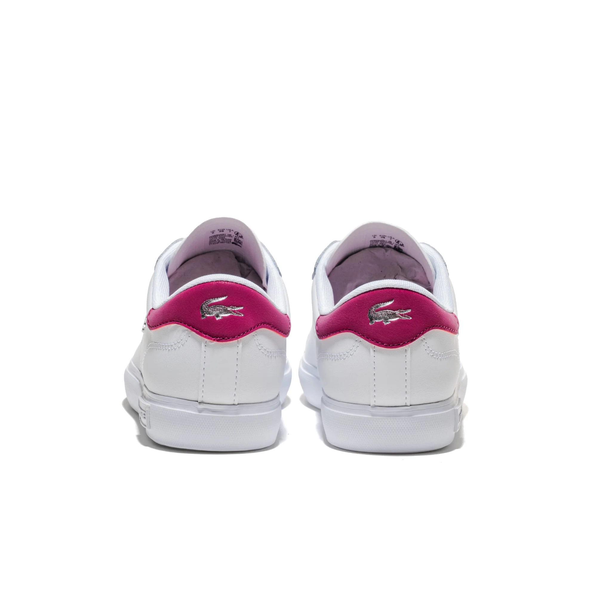 Lacoste Powercourt White/Dark Purple - Image 4