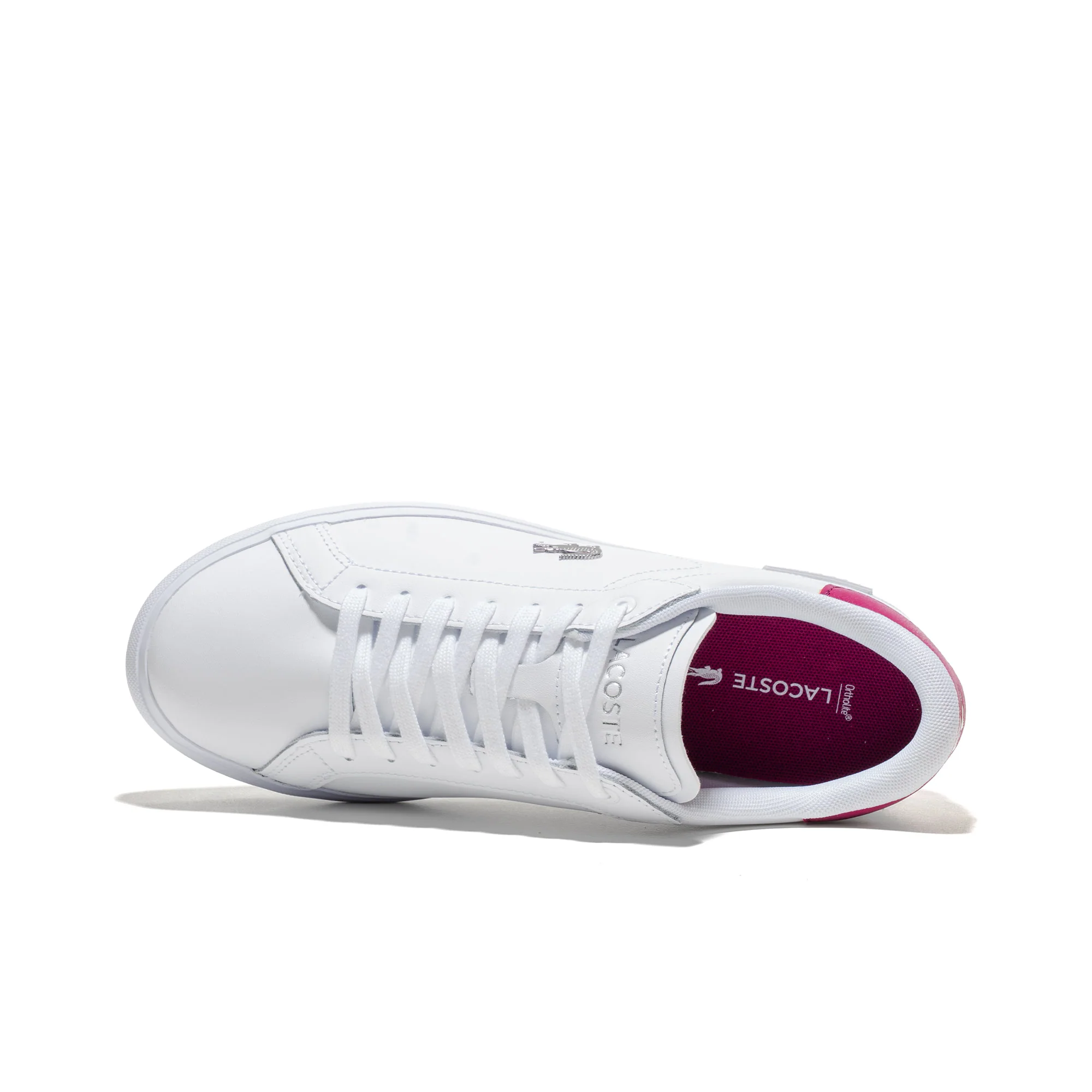 Lacoste Powercourt White/Dark Purple - Image 5