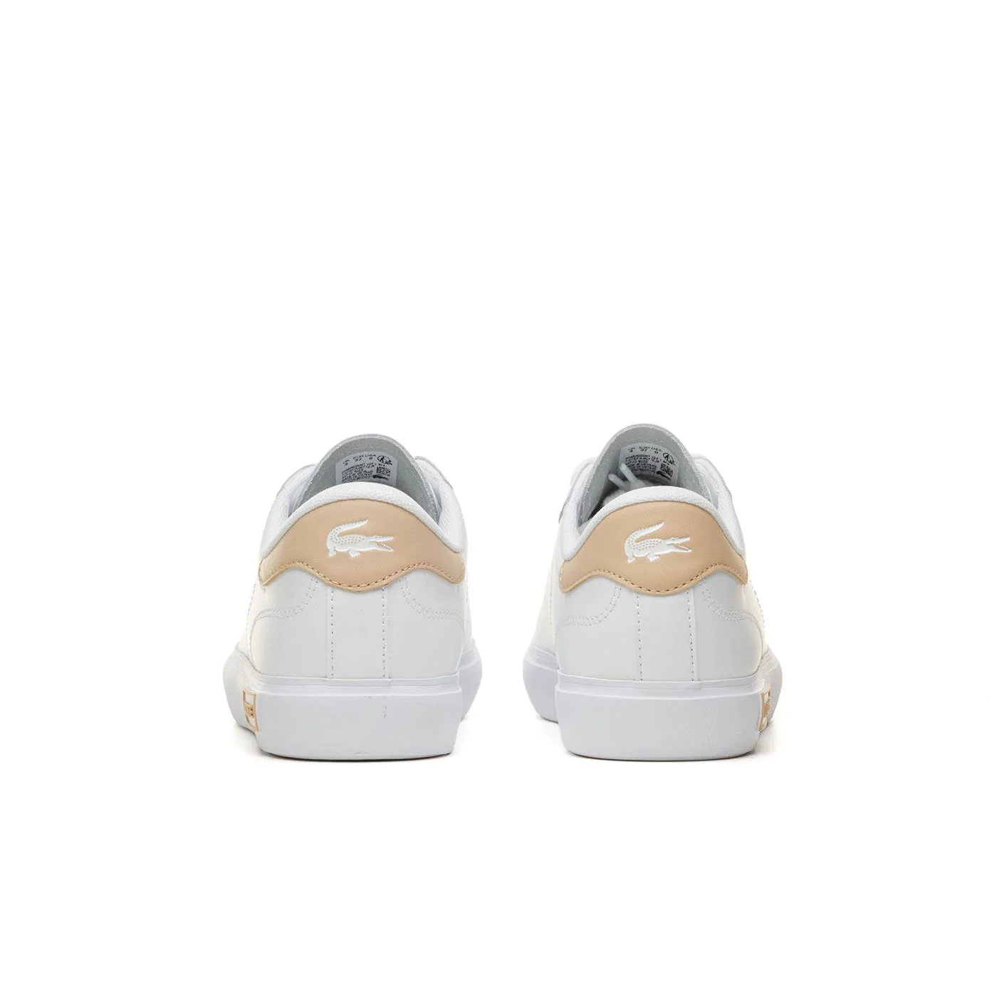 Lacoste Powercourt White/Light Brown - Image 4