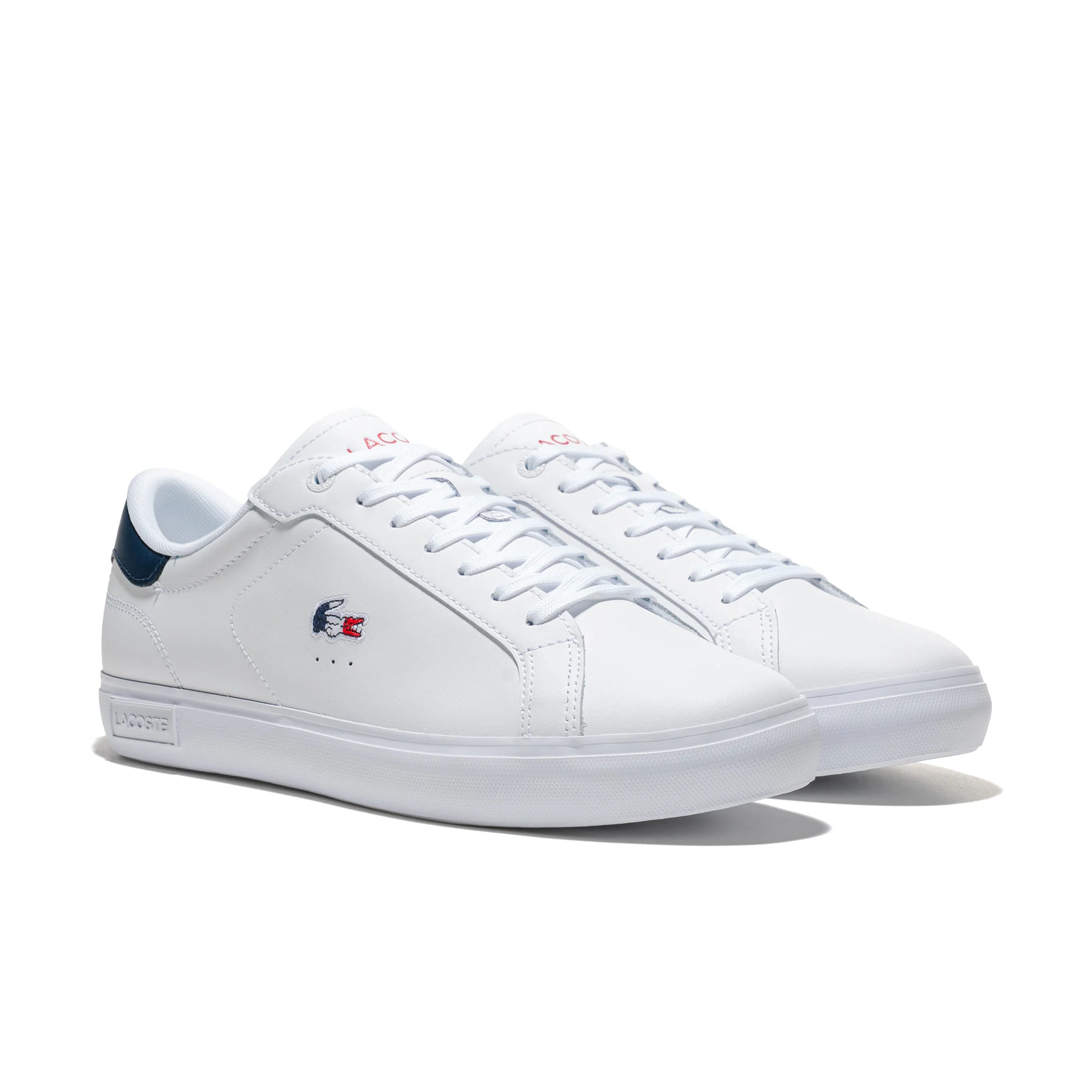 Lacoste Powercourt White/Navy/Red - Image 3