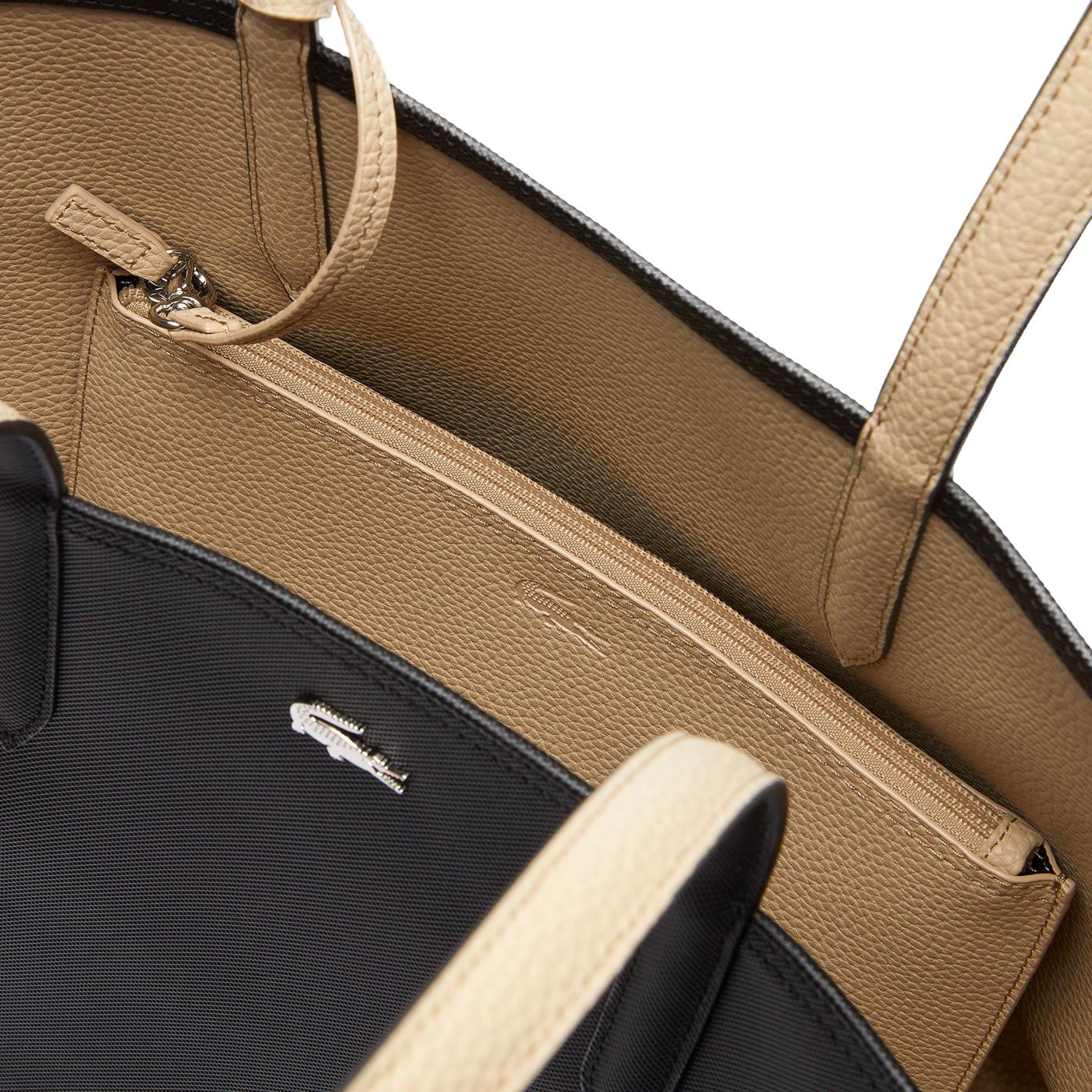 Lacoste Shopping Bag Black/Warm Sand - Image 3