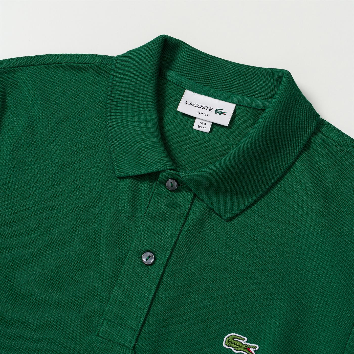 Lacoste Slim Fit Polo Green - Image 3