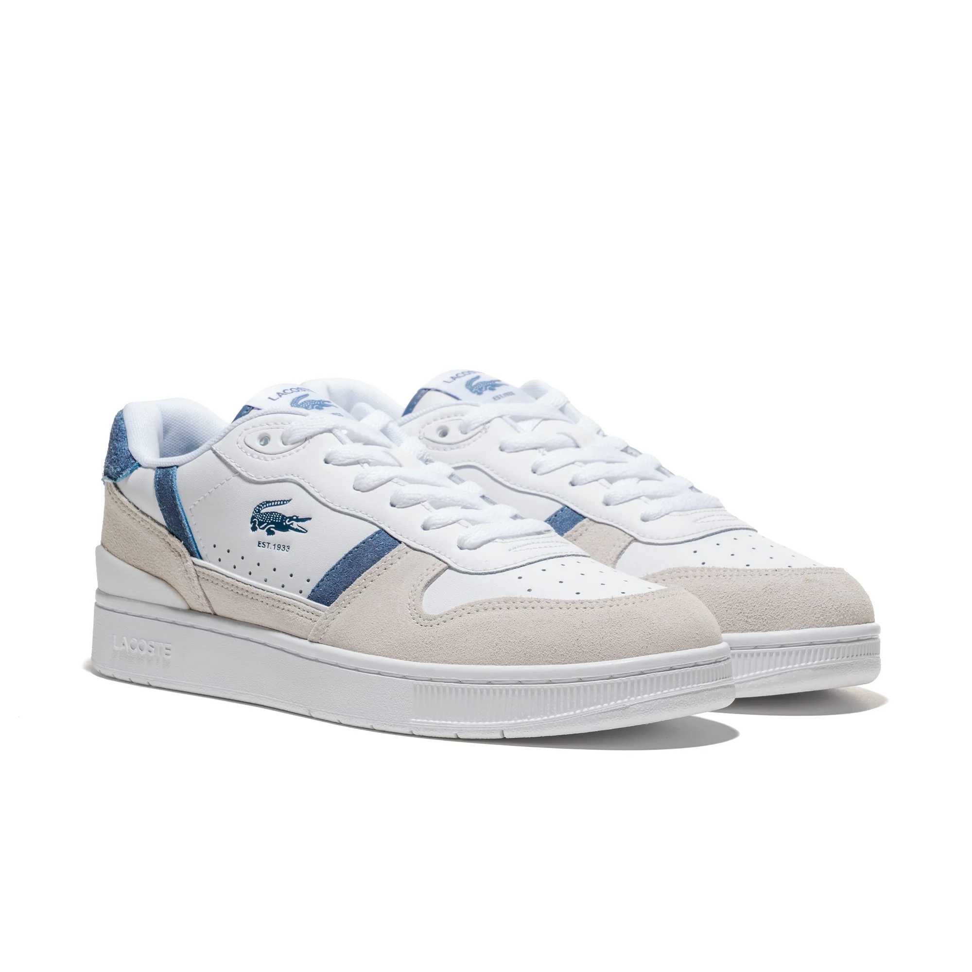 Lacoste T-Clip Set White/Dark Blue - Image 3