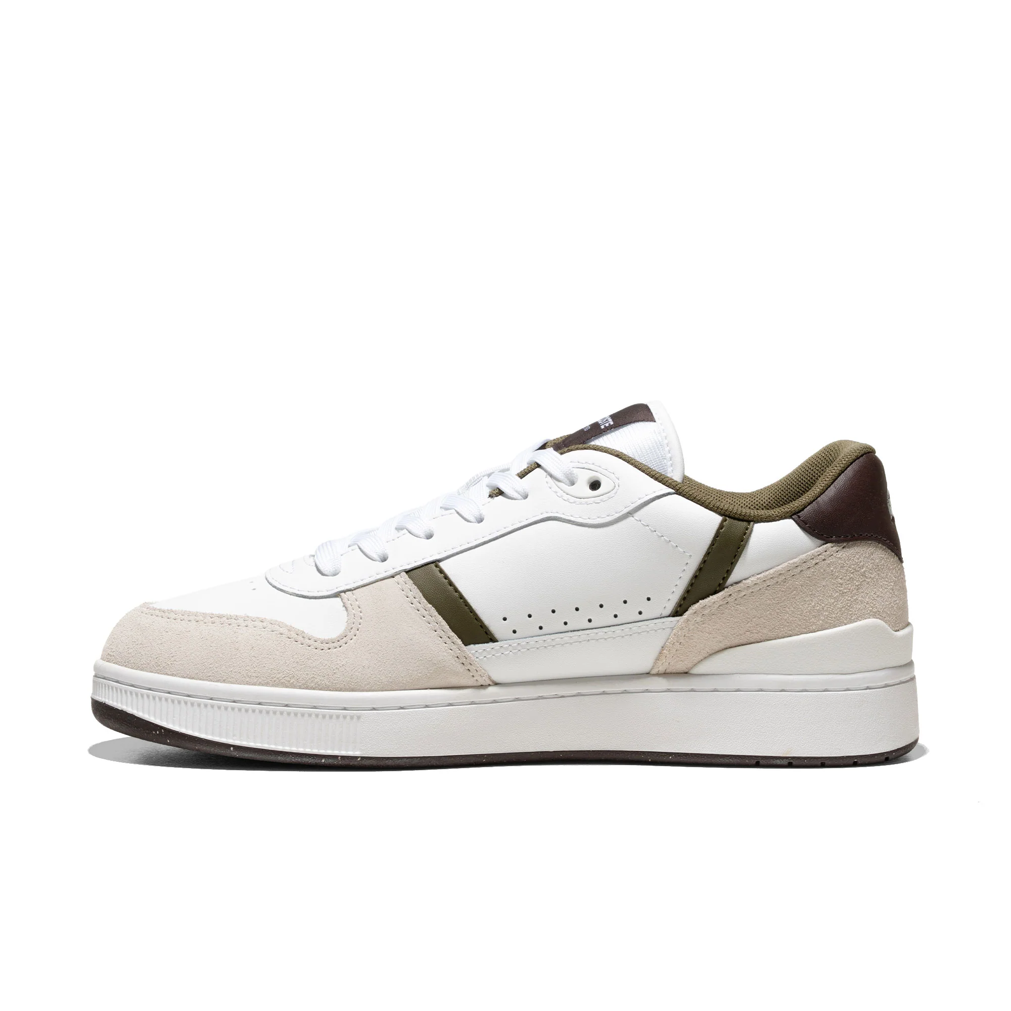 Lacoste T-Clip Set White/Dark Brown - Image 3