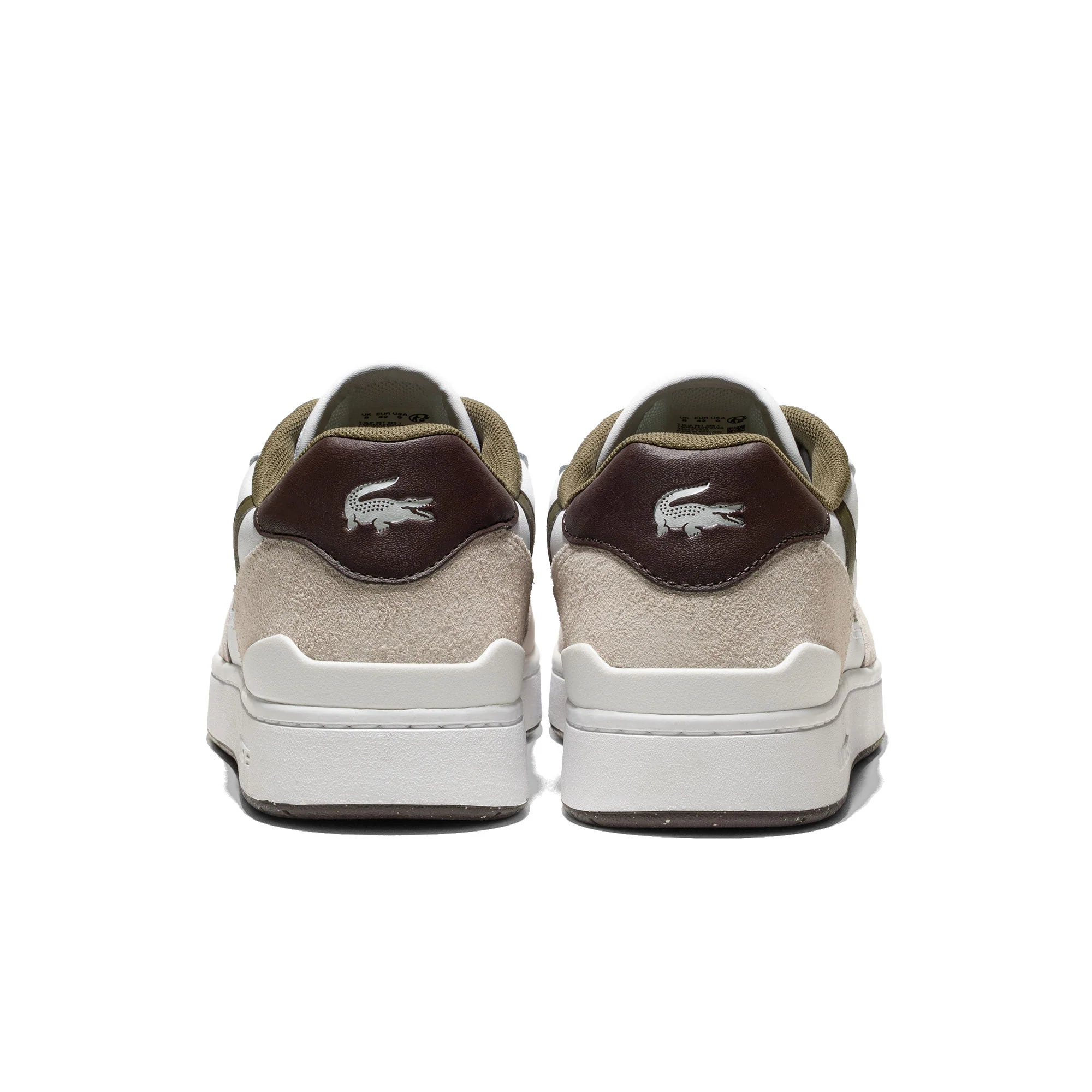 Lacoste T-Clip Set White/Dark Brown - Image 4