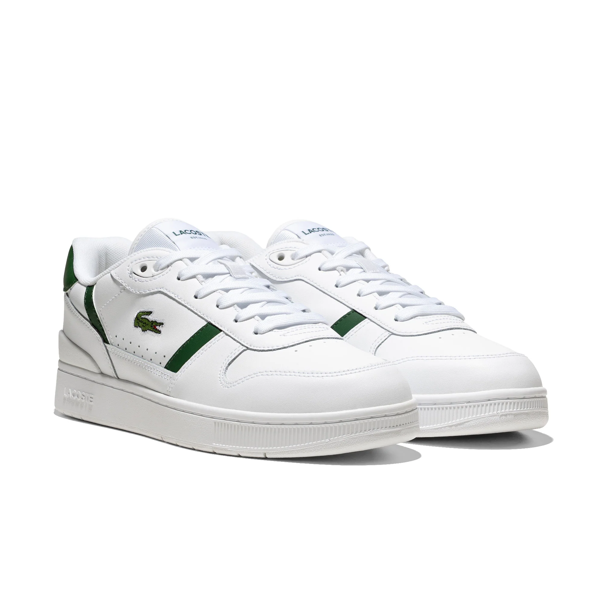 Lacoste T-Clip Set White/Dark Green - Image 2