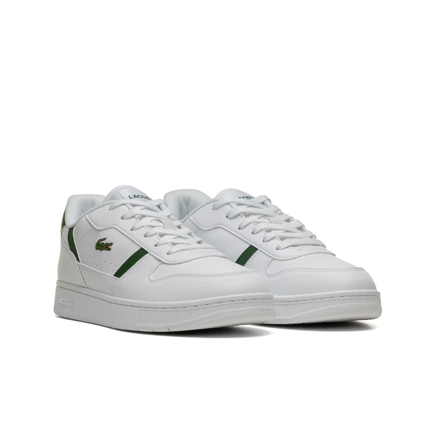 Lacoste T-Clip Set White/Dark Green - Image 3