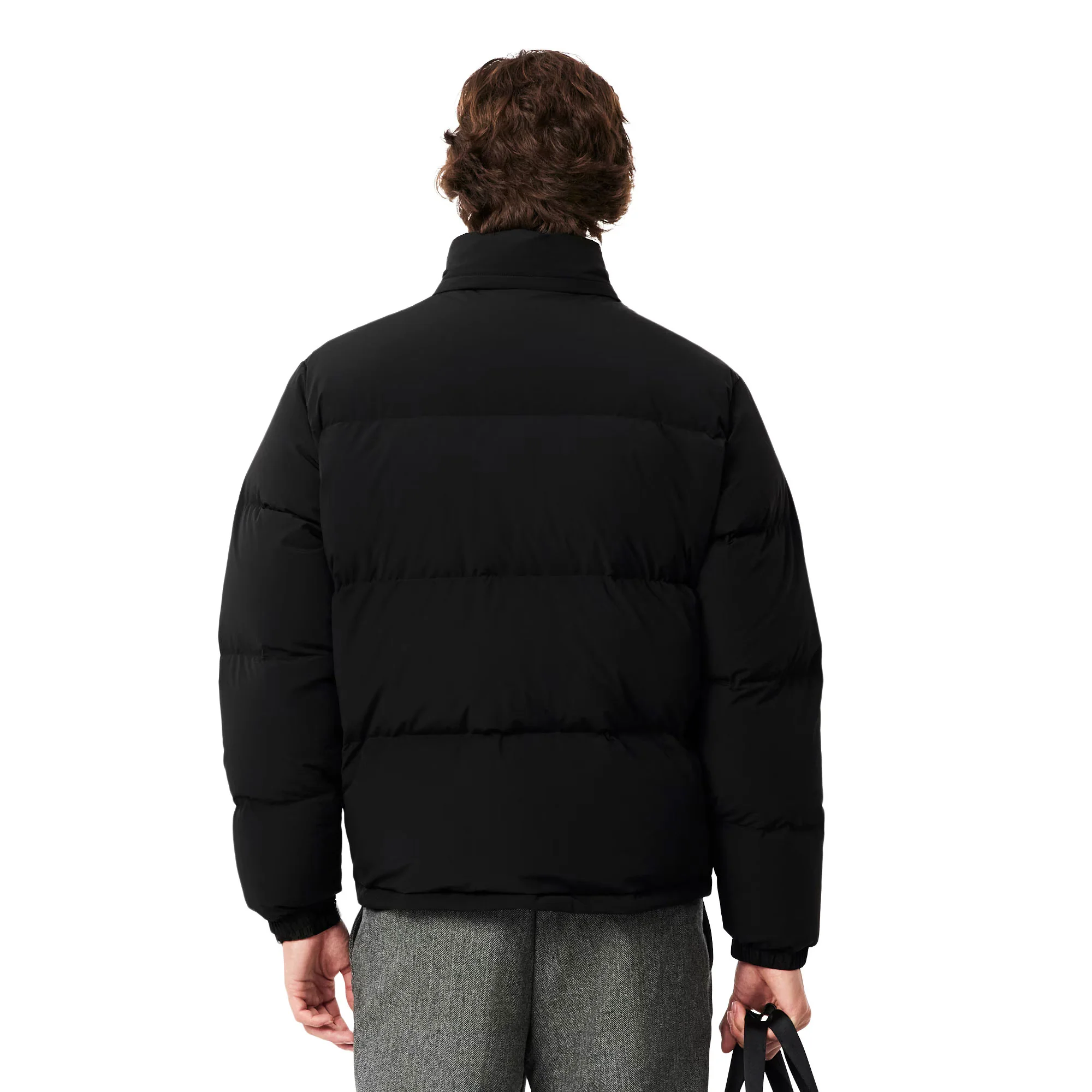 Lacoste Water-Repellent Hooded Down Jacket Black - Image 2