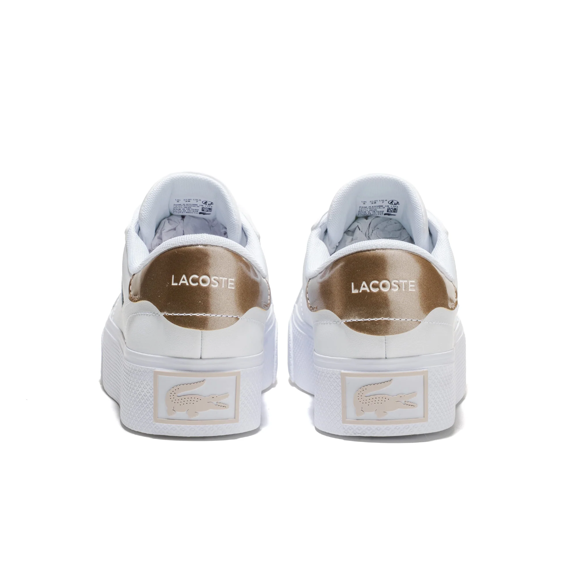 Lacoste Ziane Platform White/Bronze - Image 4