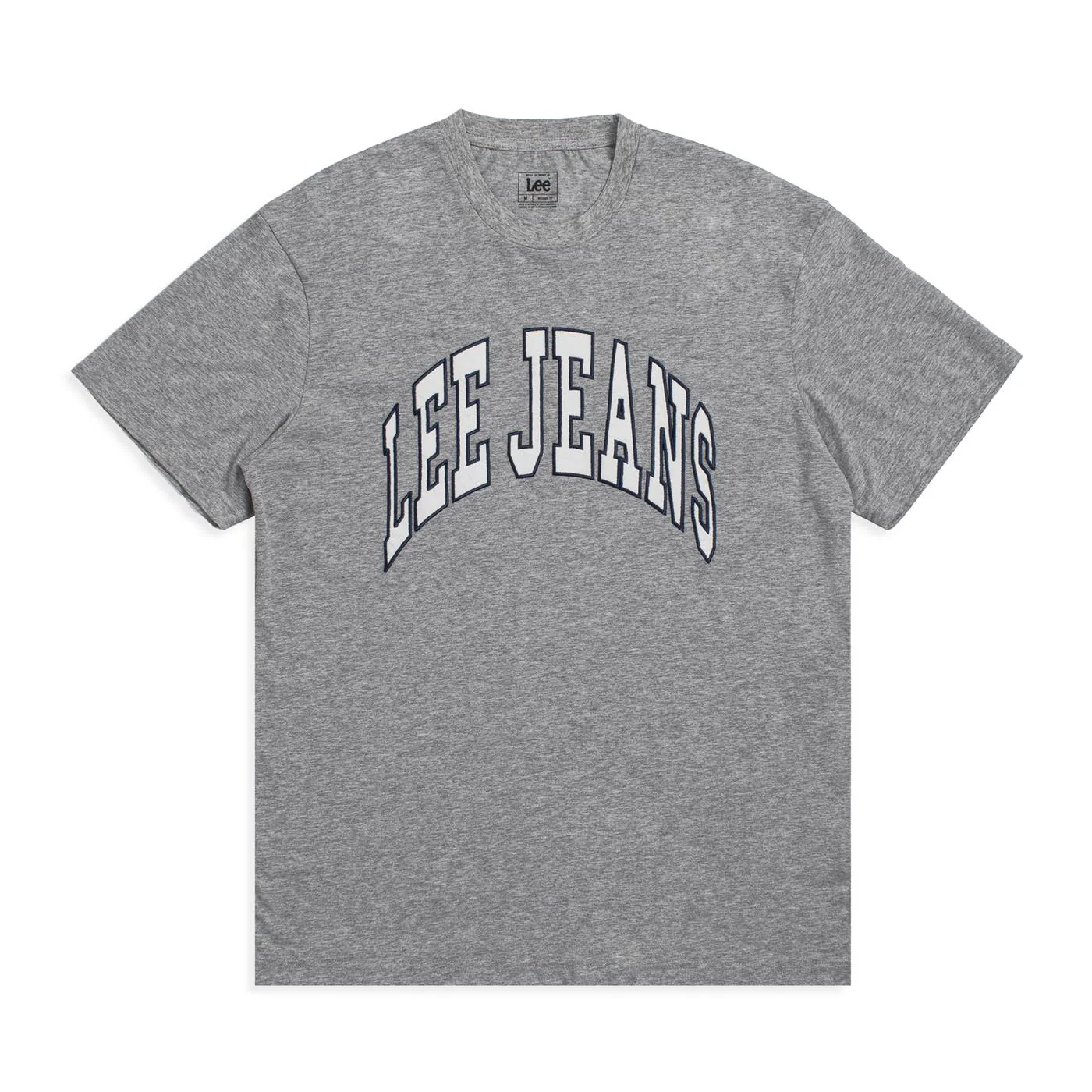 Lee Varsity Tee Sharp Grey Mele