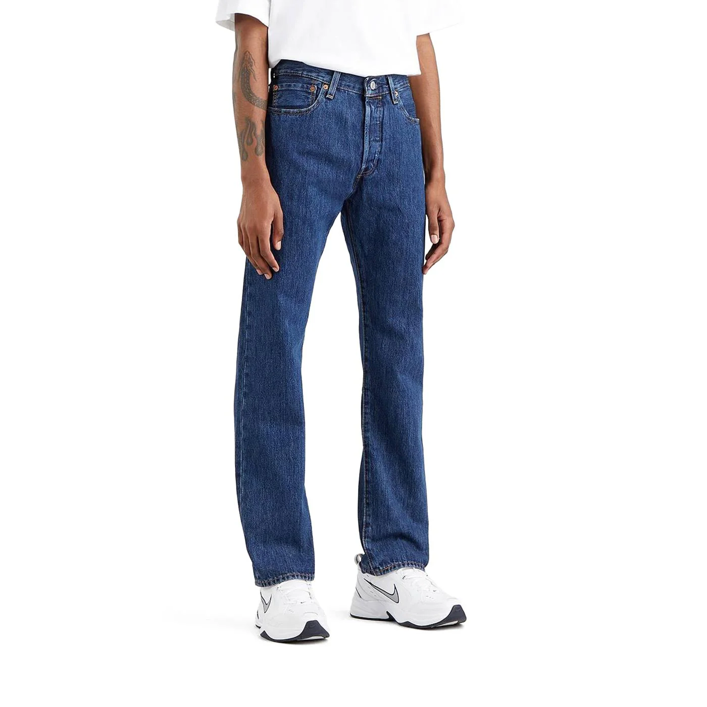 Levis 501 Original Pant Stonewash 80684 - Image 2