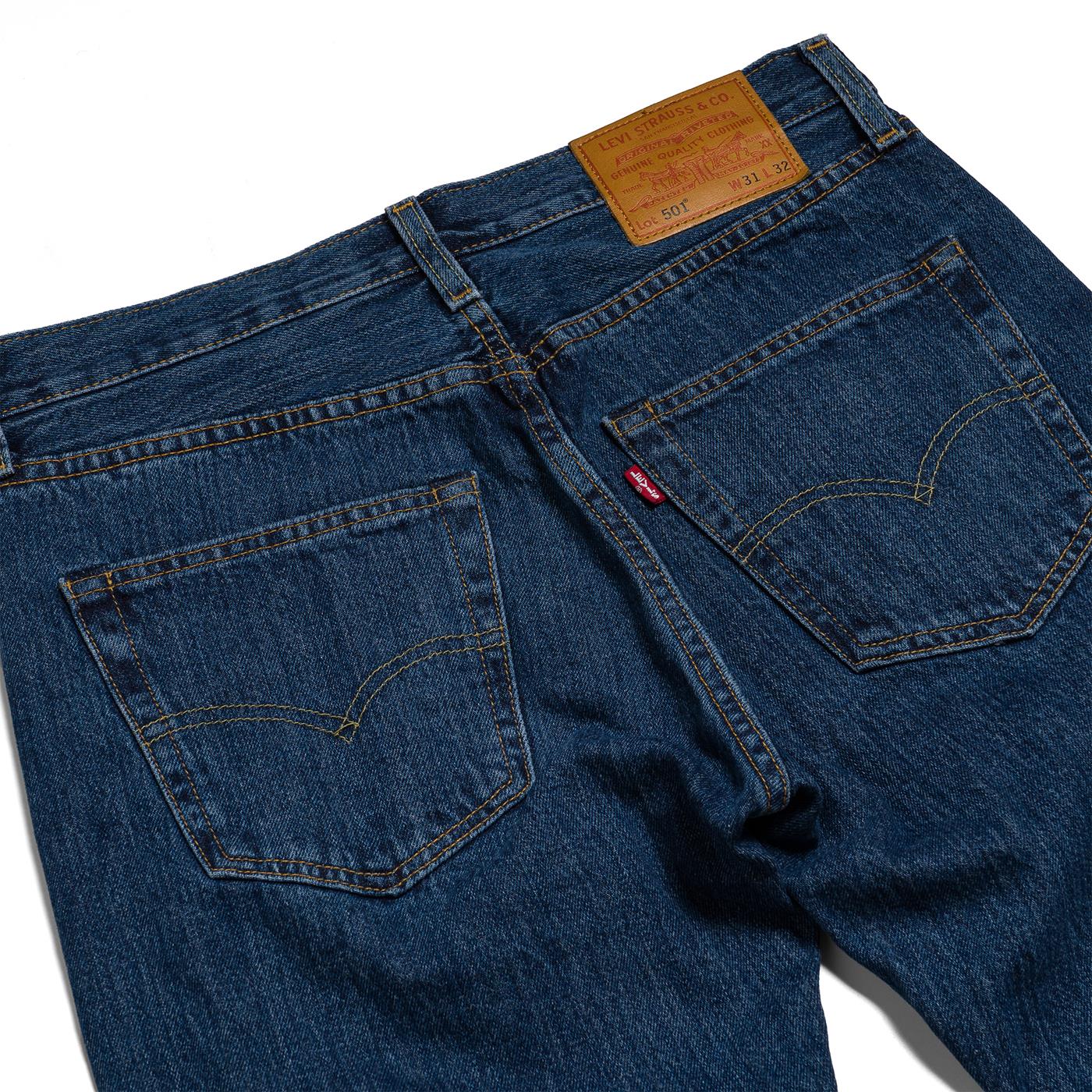 Levis 501 Original Pant Stonewash 80684 - Image 6