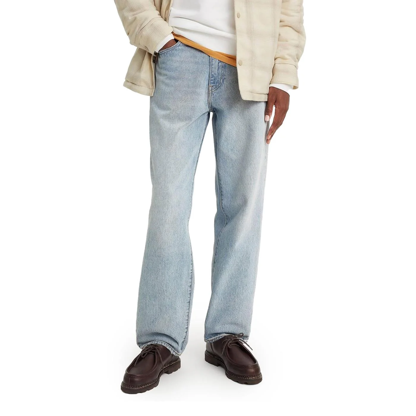 Levis 568 Loose Straight Baby Blue