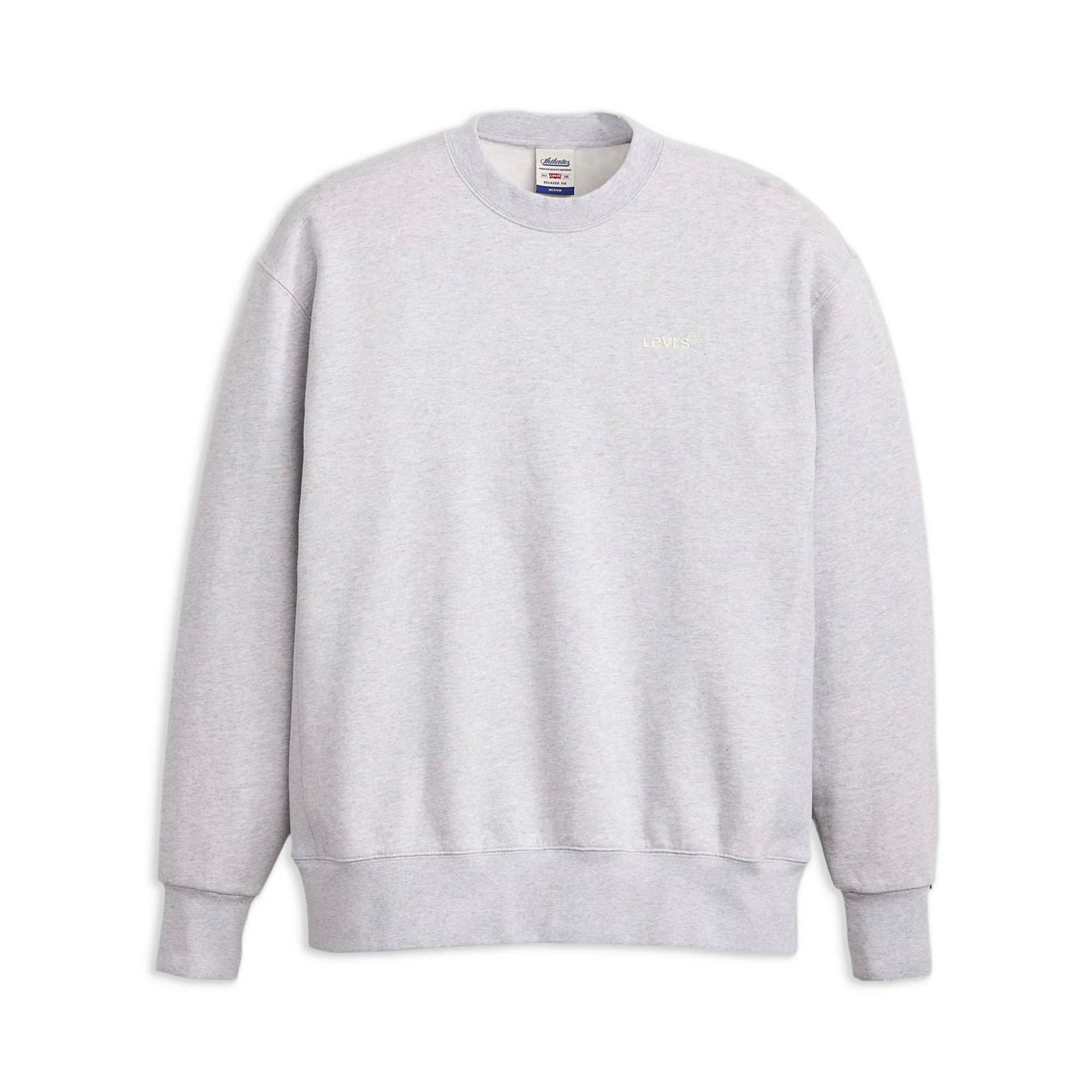 Levis Authentic Crew Light Gray Heather - Image 4