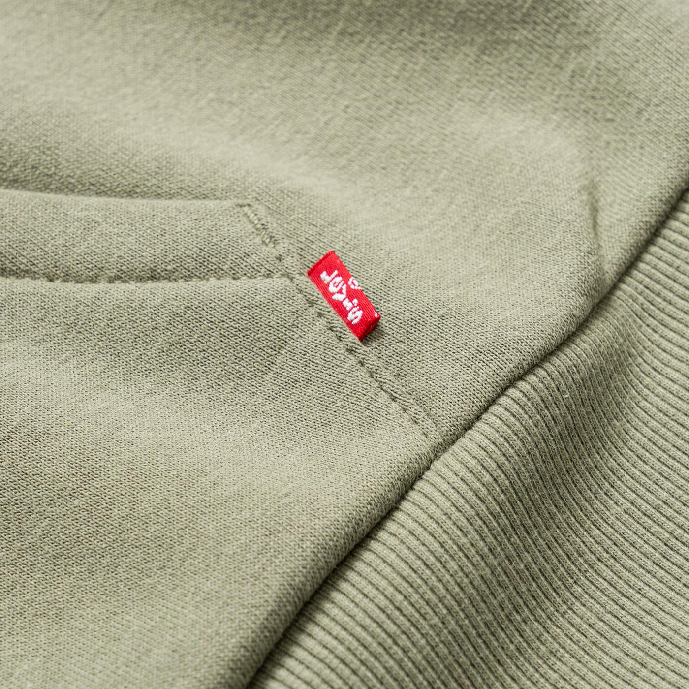 Levis Batwing Screenprint Hoodie Army Green - Image 4
