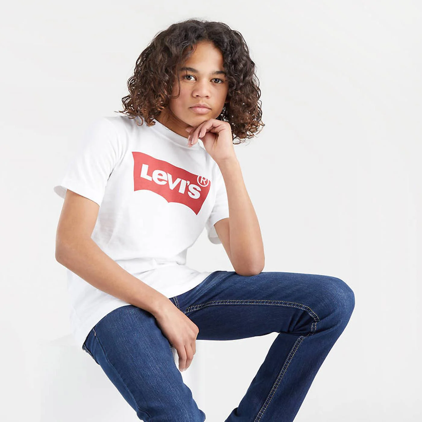 Levis Batwing Tee White - Image 3