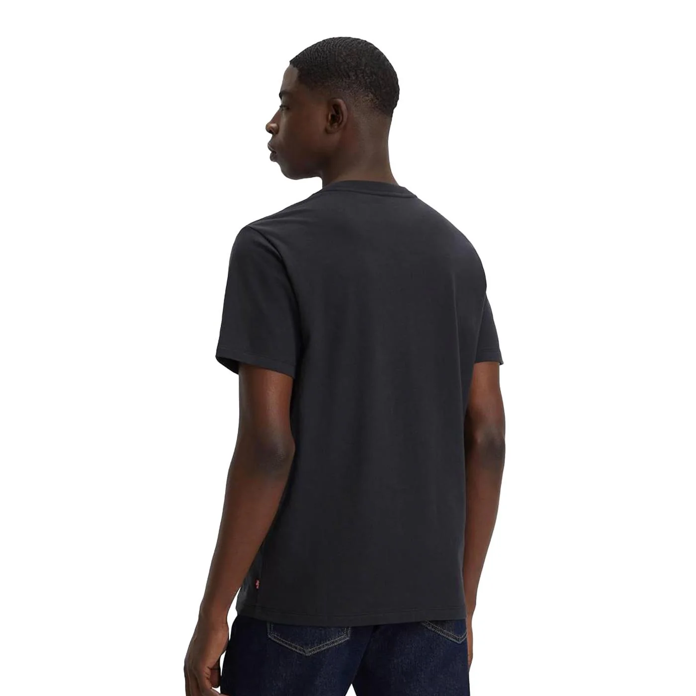 Levis Graphic Crewneck Tee Corded Batwing Caviar - Image 2