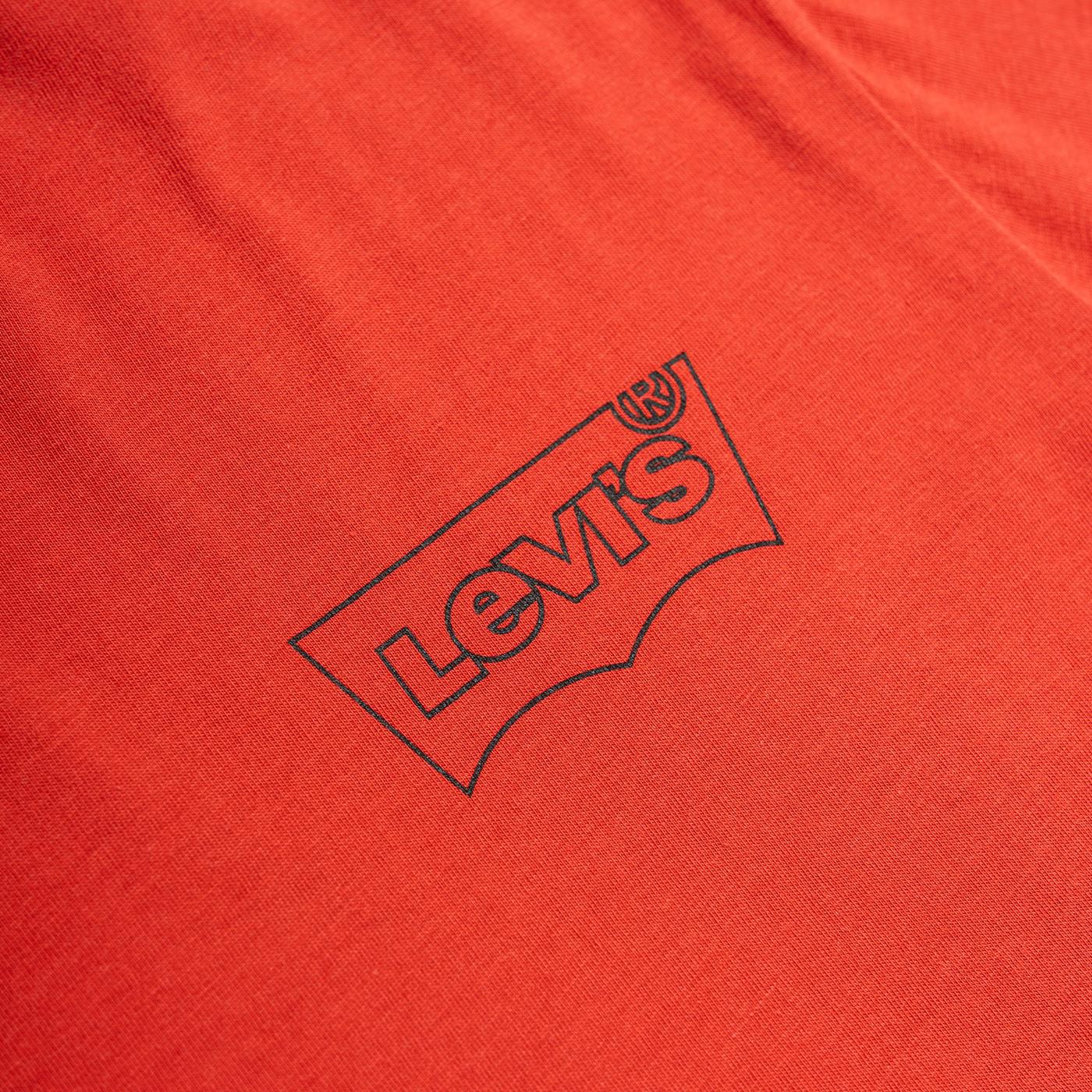 Levis LSE Graphic Crewneck Tee HM Seasonal Dried Tomato - Image 2