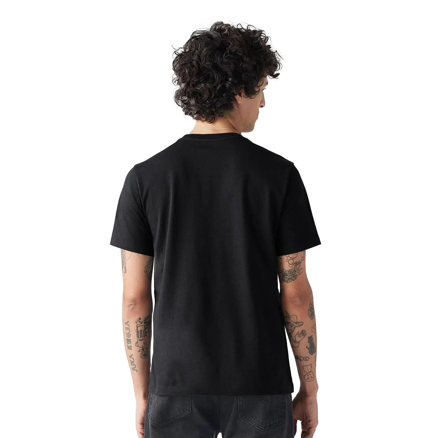 Levis LSE Graphic Crewneck Tee HM Seasonal Fill Black - Image 2