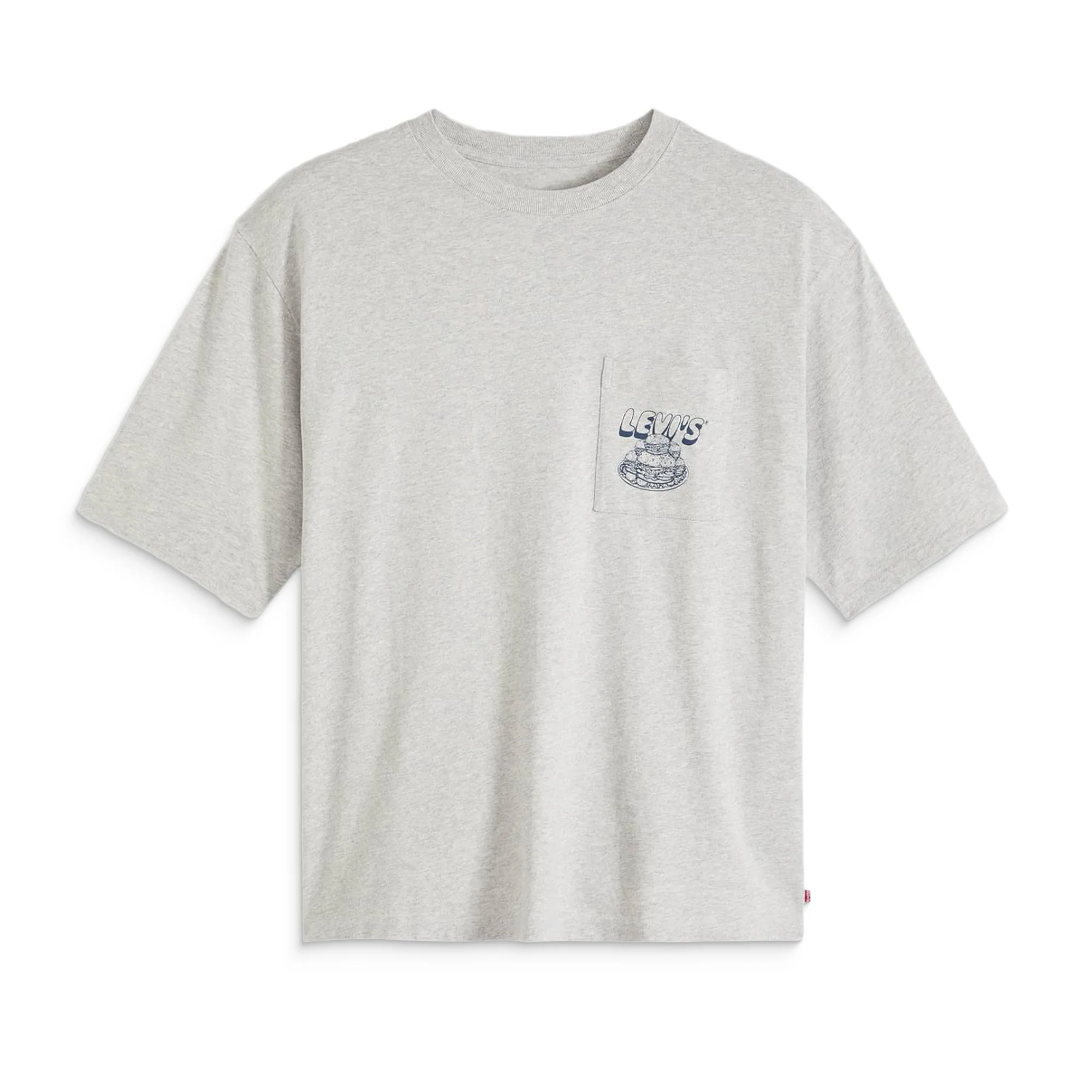Levis LSE Half Sleeve Graphic Pocket Tee Flavor Lgt Heather - Image 5