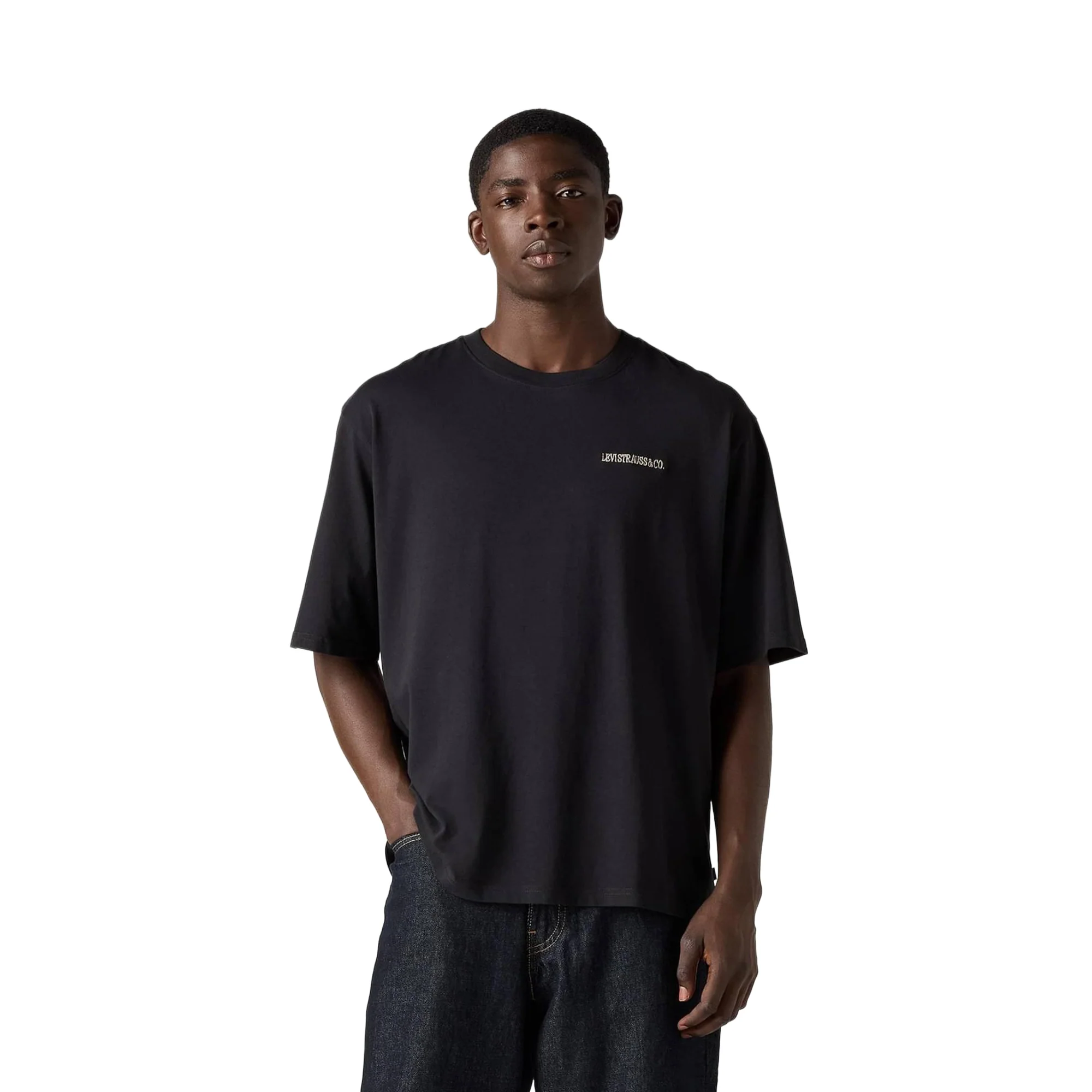Levis LSE Half Sleeve Tee Toasty Foods Jet Black - Image 2
