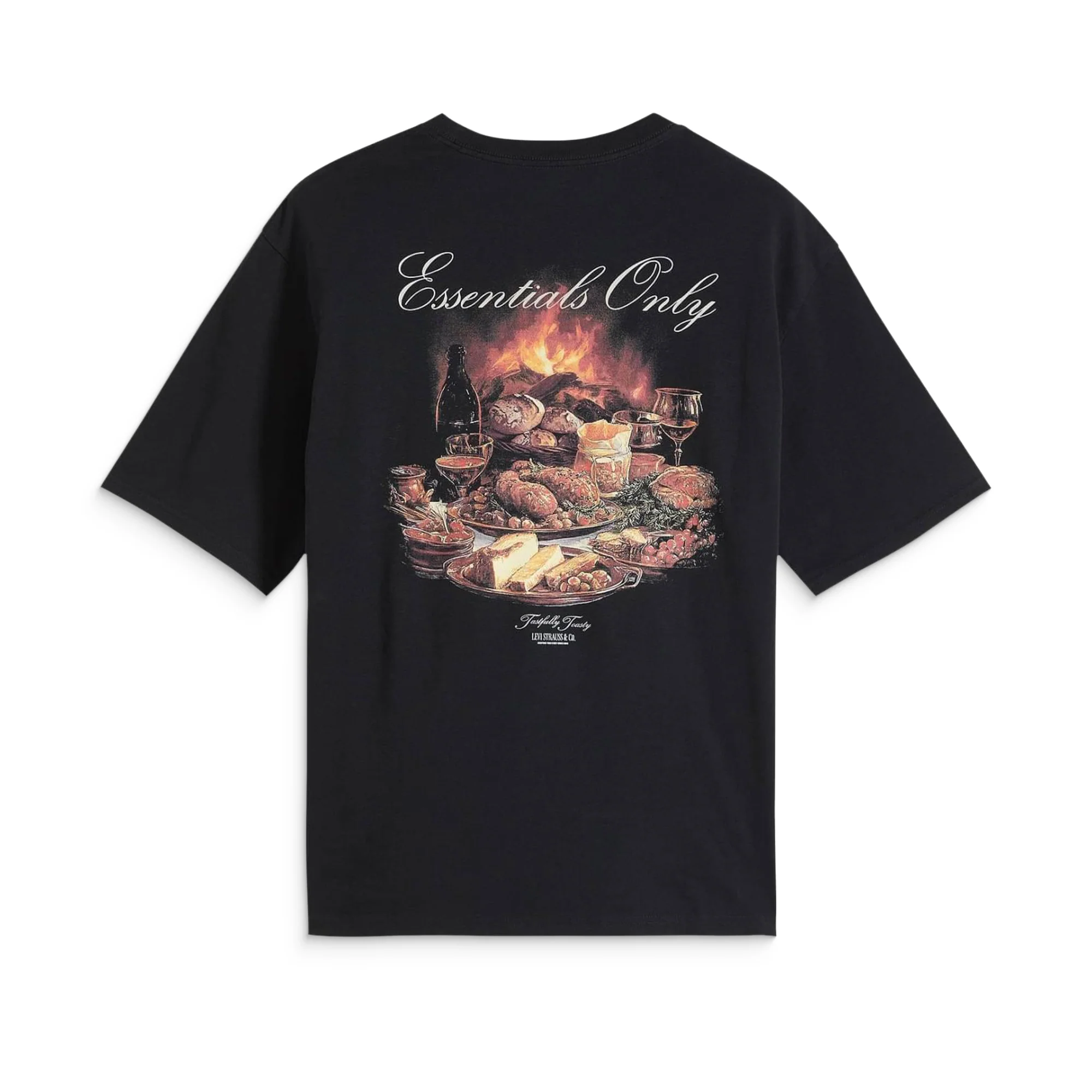 Levis LSE Half Sleeve Tee Toasty Foods Jet Black - Image 4